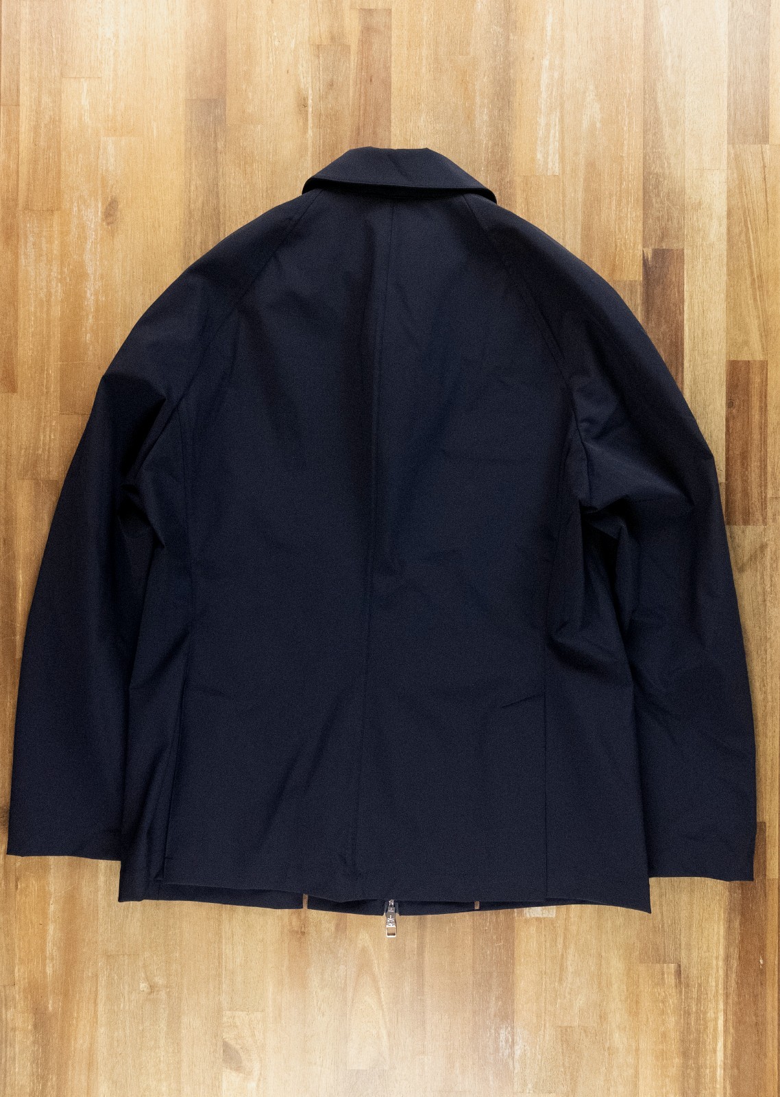 (NO CUSTOMS TAX) MONTECORE Italy dark blue nylon coat jacket Size 52 IT / XL