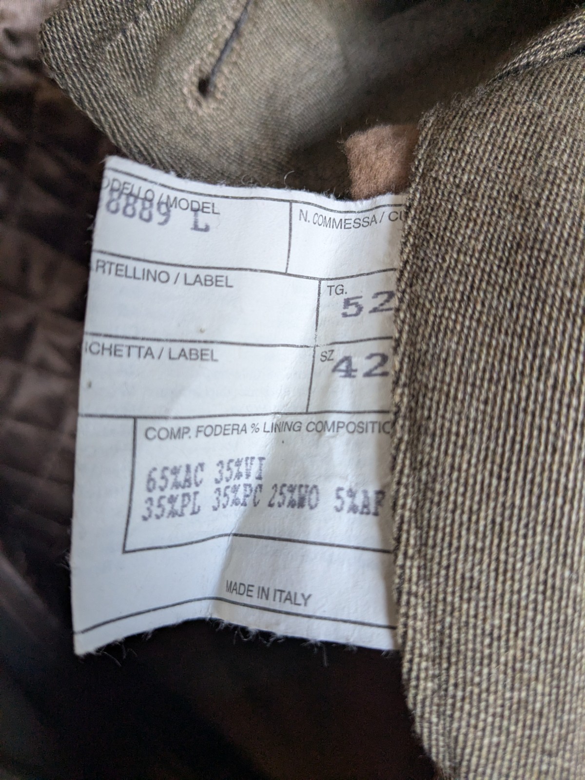 DUNHILL Virgin Wool Overcoat Coat ITALIAN 52 US42 XL Removable Quilted Lining