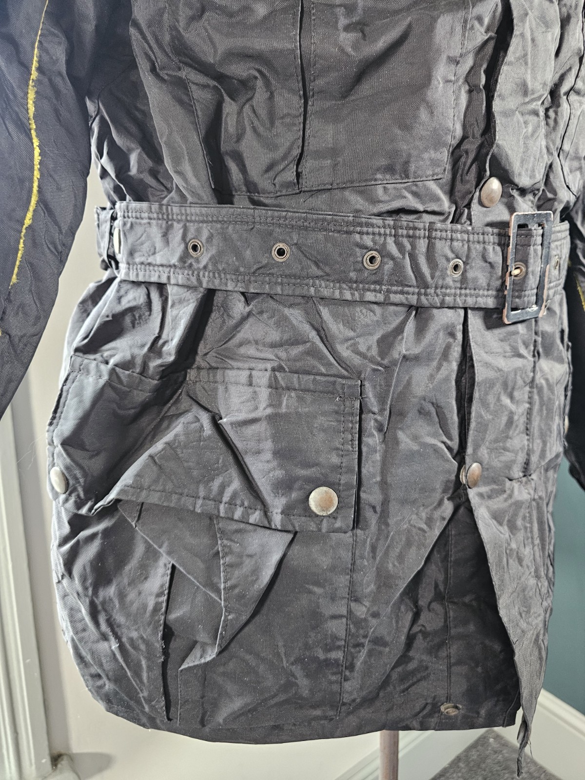 Vtg 80’s Belstaff Tourmaster 500 Jacket Mens XL-2XL Lined Waterproof Nylon 46/48