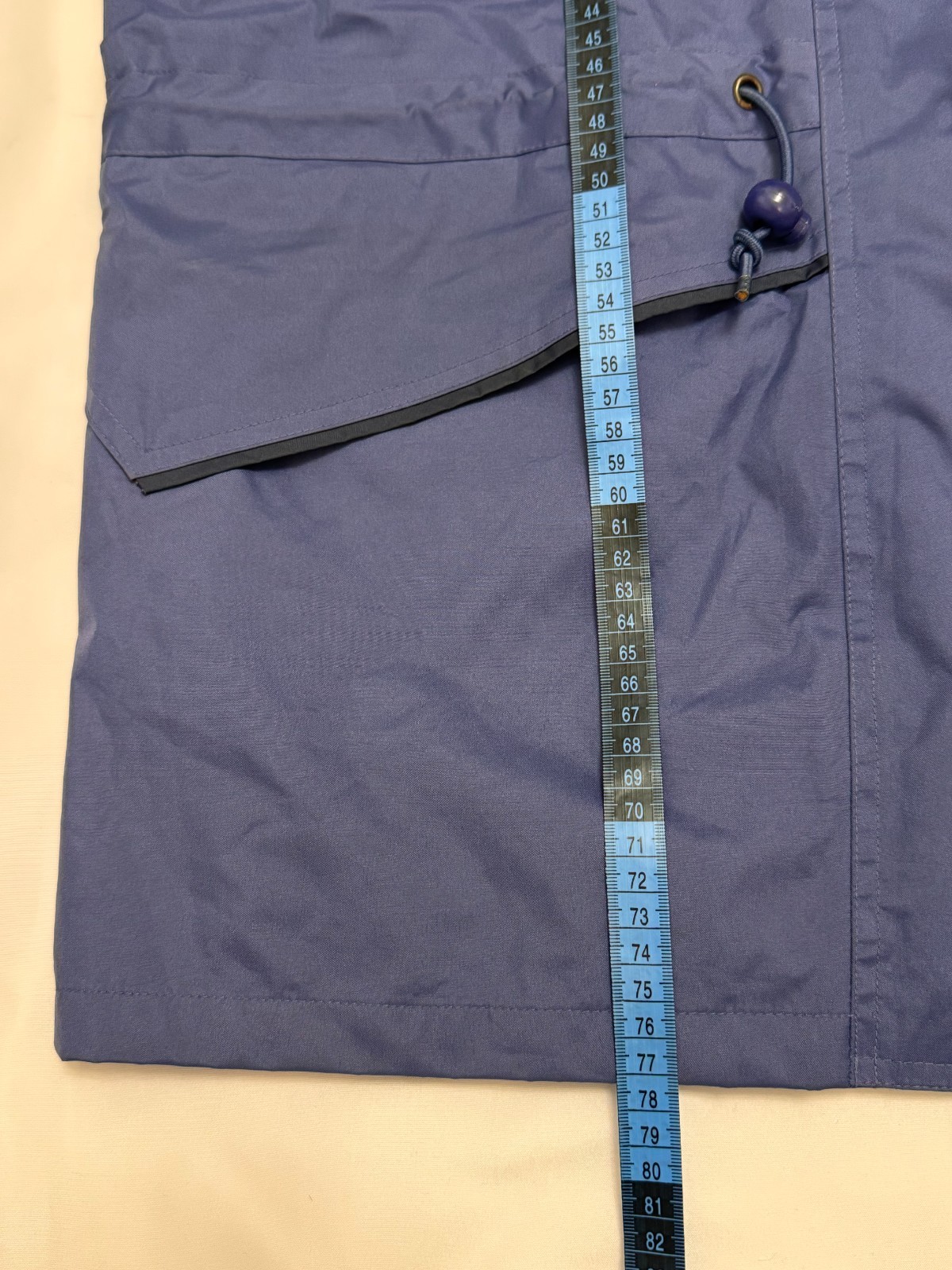 Regatta Waterproof Rain Jacket Blue Hooded Lightweight Packable Men’s Medium