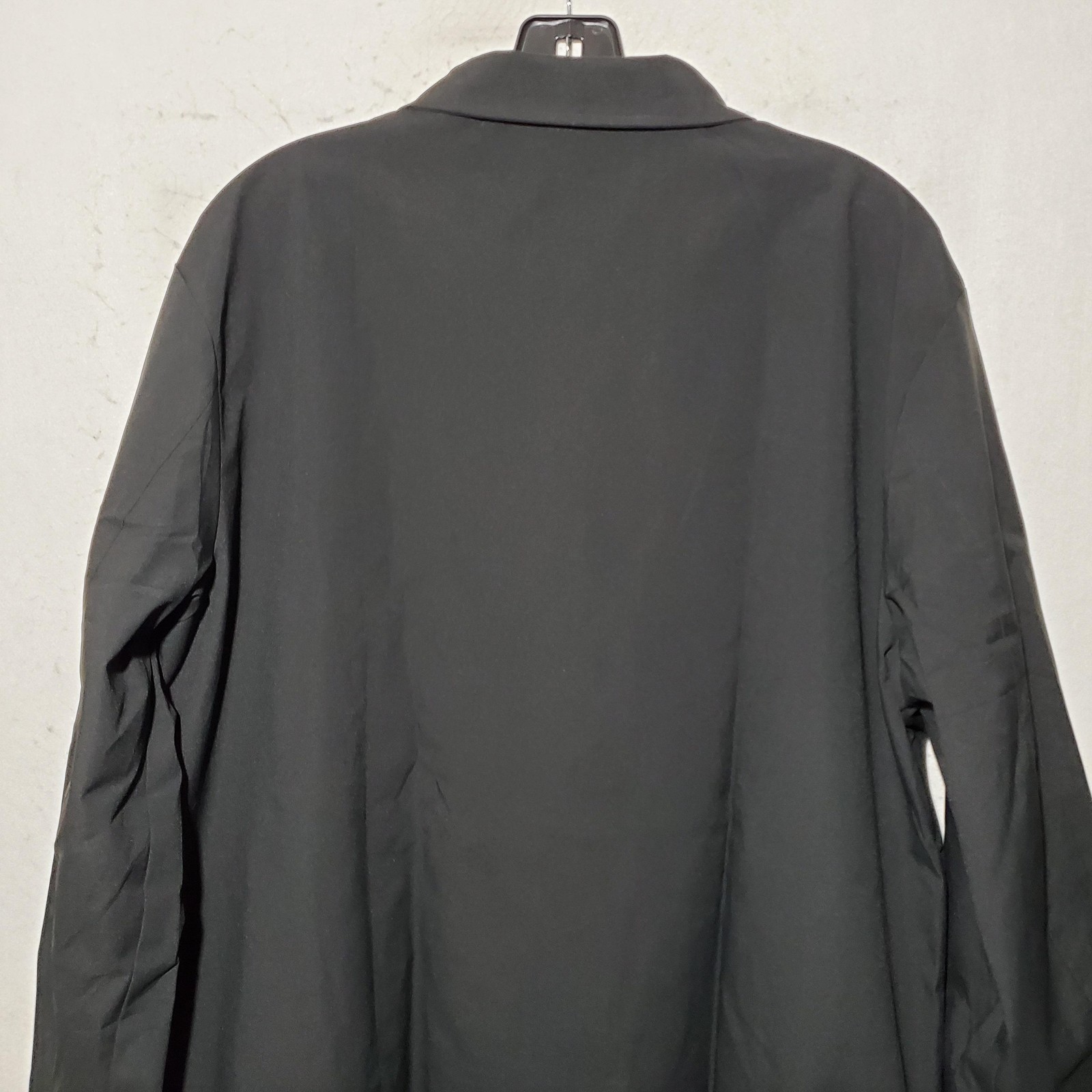 TacVasen Jacket Mens Large Black Lightweight Outdoor Full Zip Coach Windbreaker