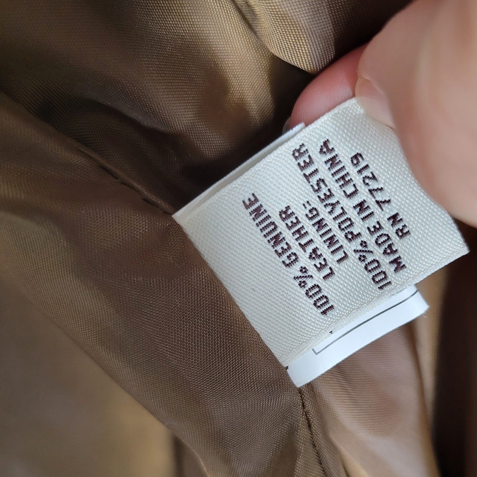 Pronto Uomo Suede Leather Jacket Mens L Tan Brown Button Front Coat L/G