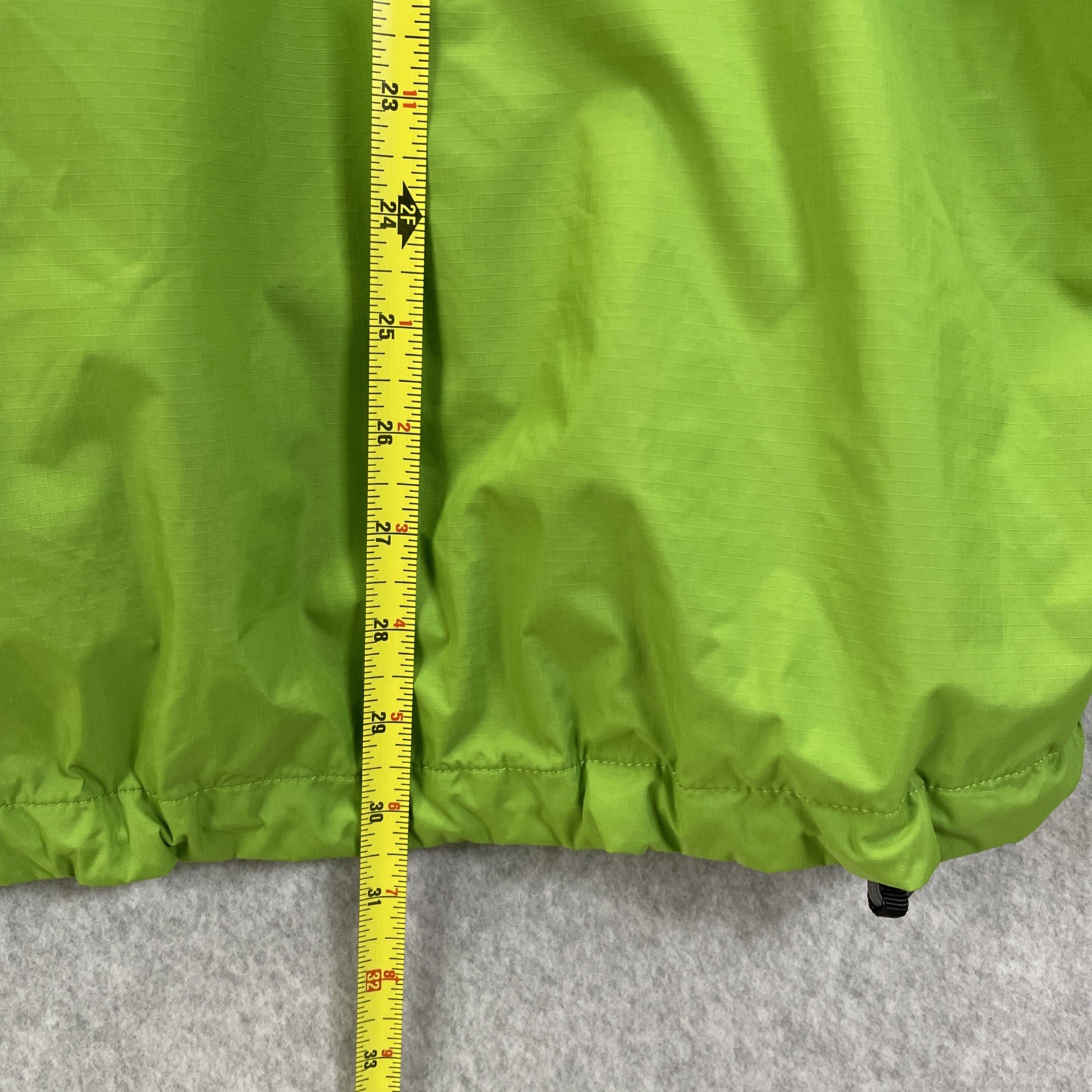 The North Face Resolve Jacket Men’s Large Hyvent Windbreaker Hooded Bright Green