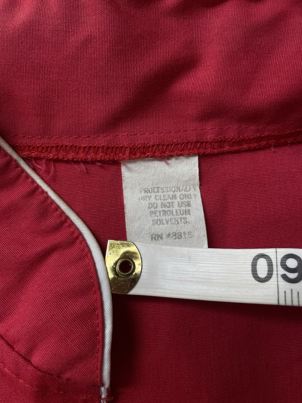 Real Vintage Rain Jacket Windbreaker Coat 70’s Men’s Dry Clean Only