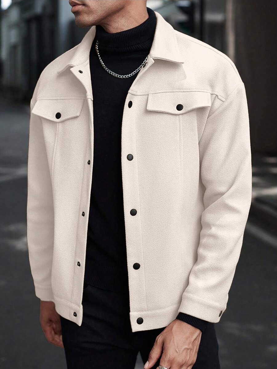 2025 Fall/Winter Lapel Tweed, Men’s Jacket, Casual, Business Jacket Coat