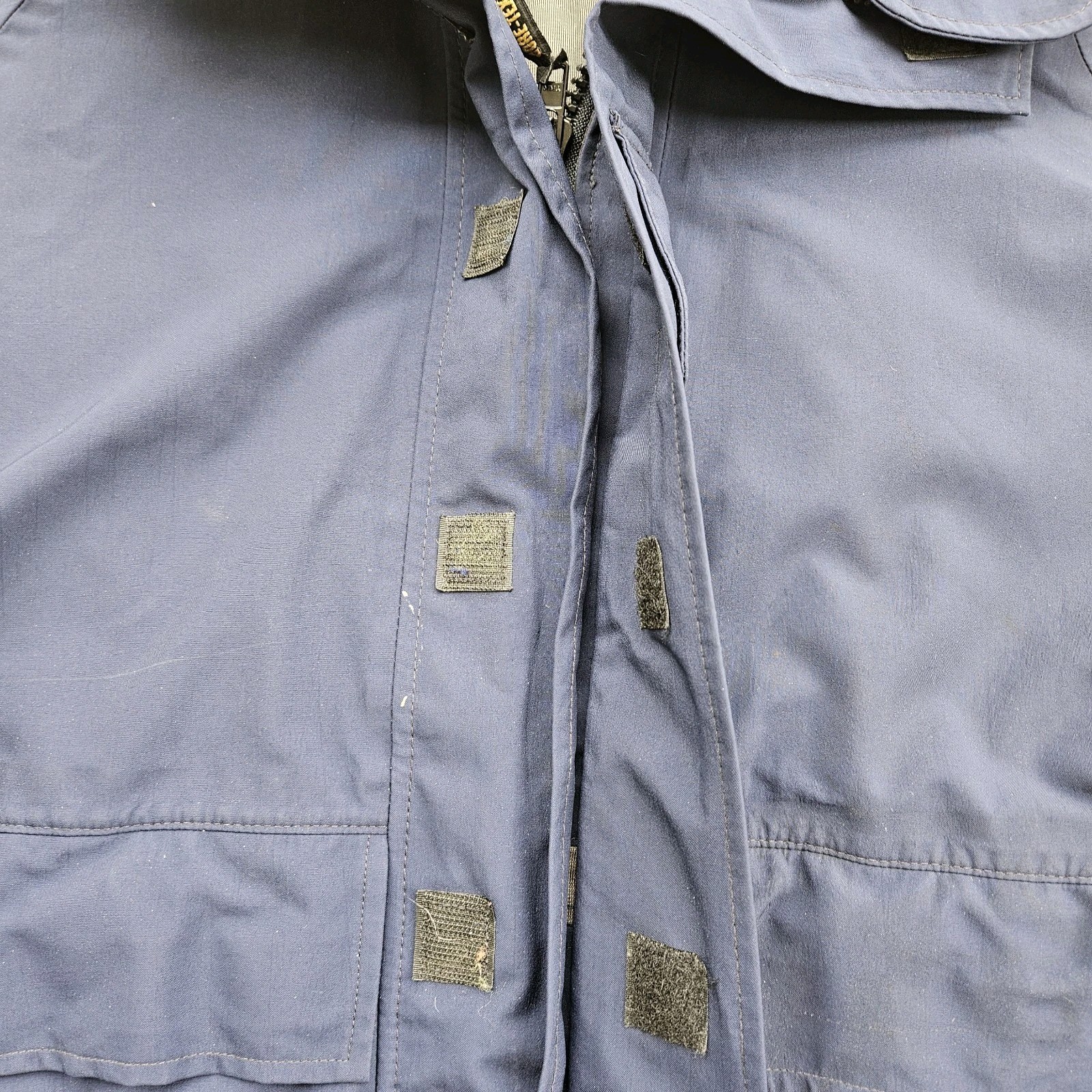 Propper Best Defense Foul Weather Parka Jacket Mens Large Gore Tex USA Navy