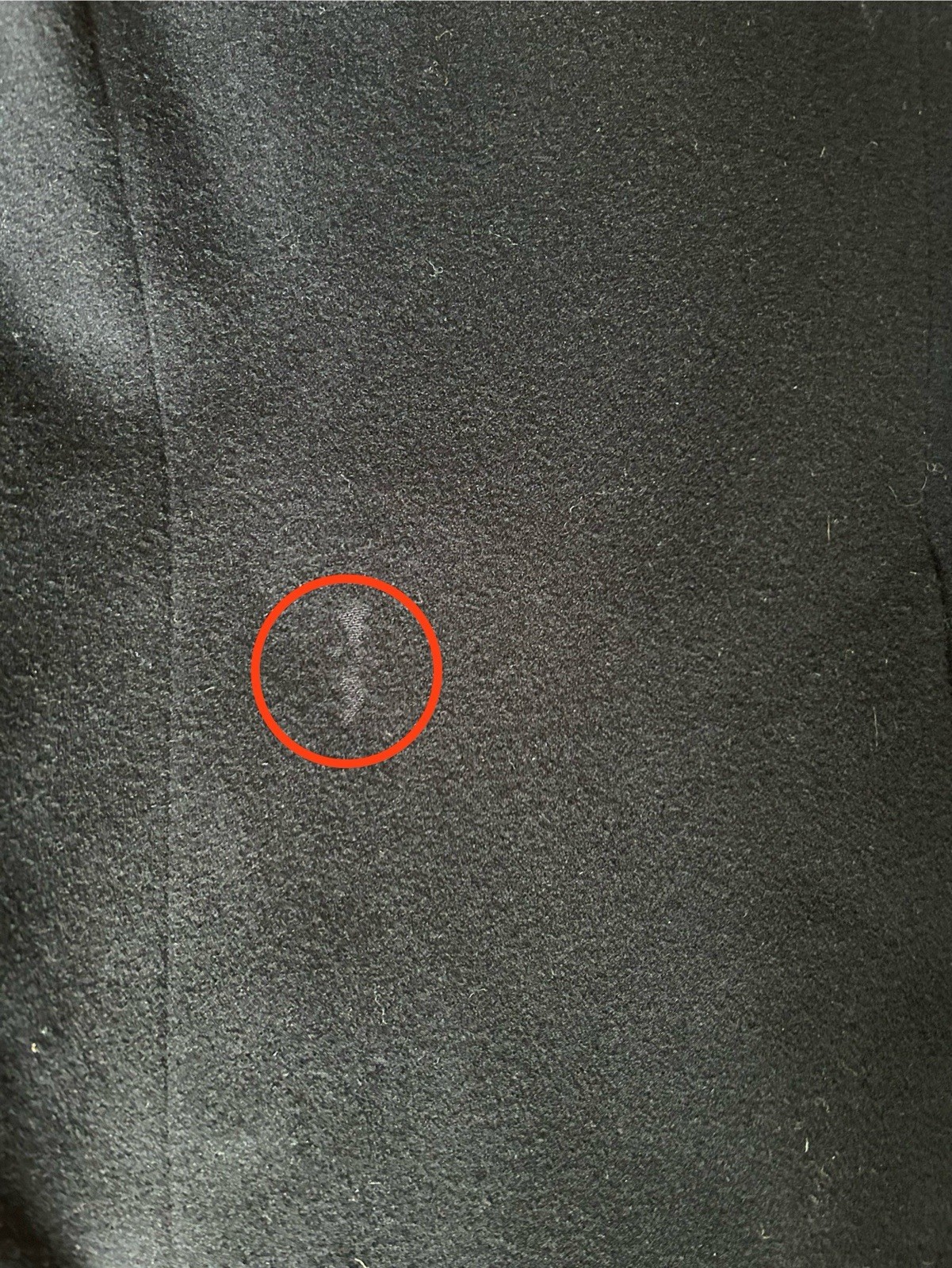 Saks Fifth Avenue Made in Italy Navy Wool Peacoat Size 42