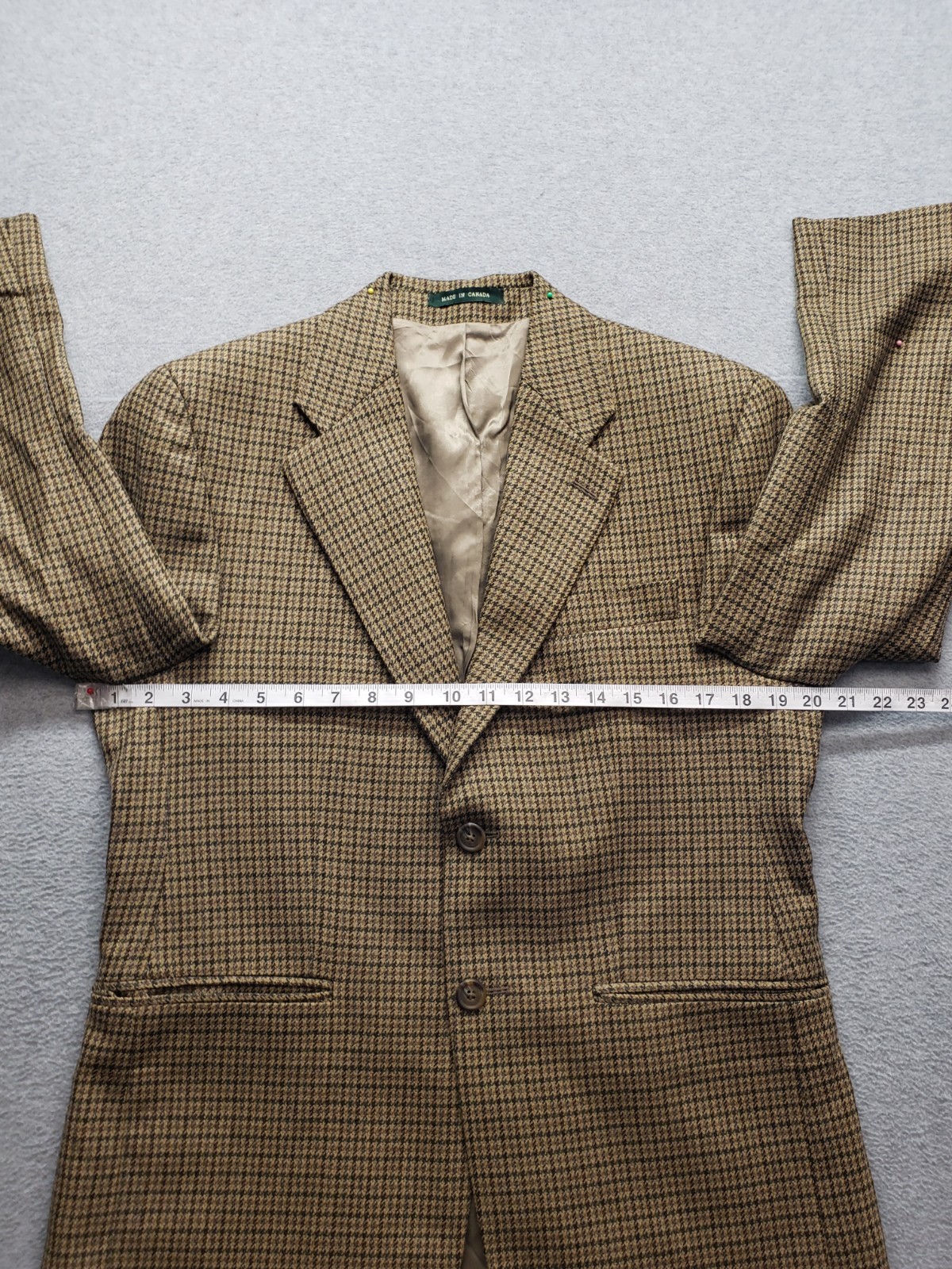 Lauren Ralph Lauren Men Blazer Jackets M 36S Houndstooth Check Lined Formal