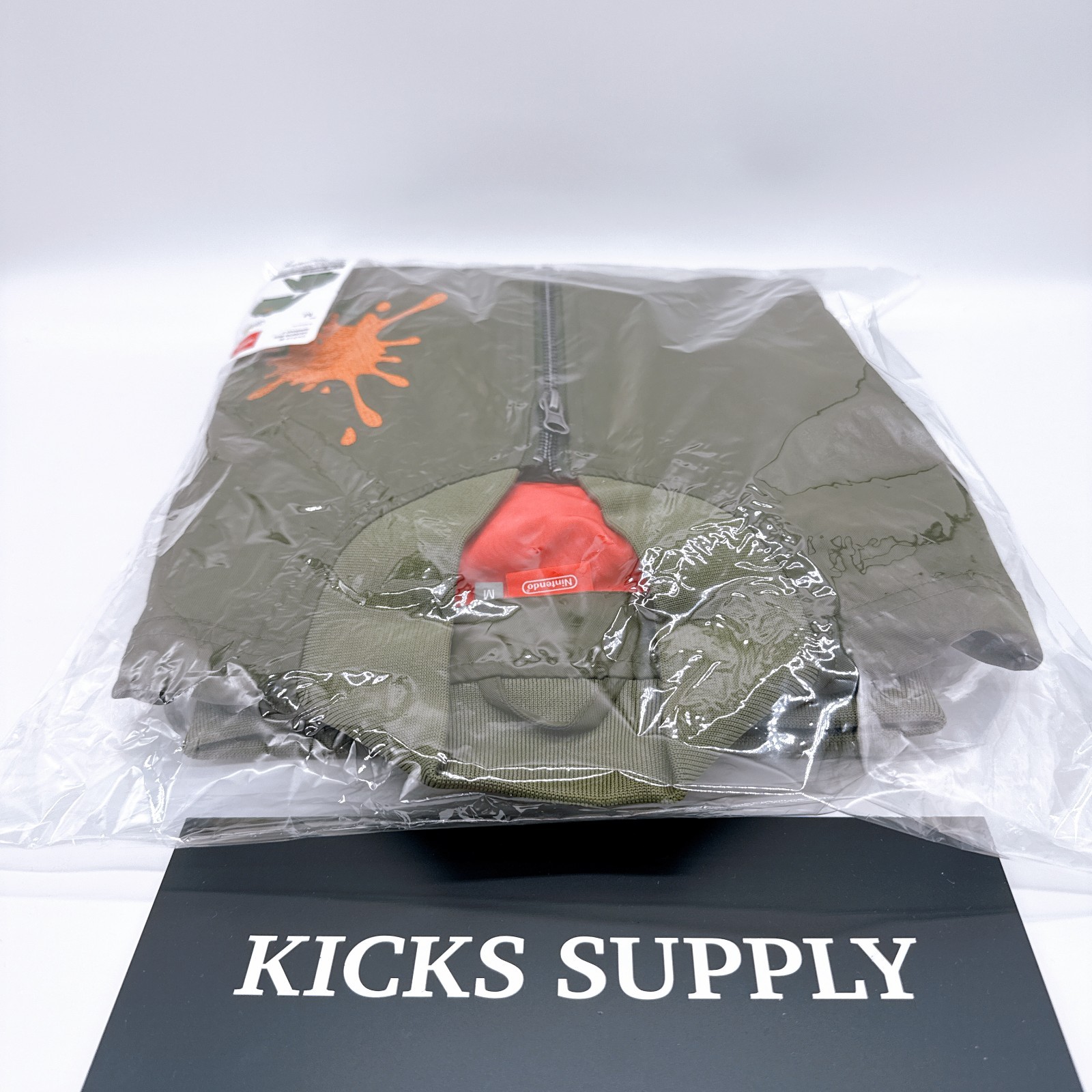 Nintendo Official Store TOKYO Splatoon 3 Salmon Run Jacket Size S-XL Khaki