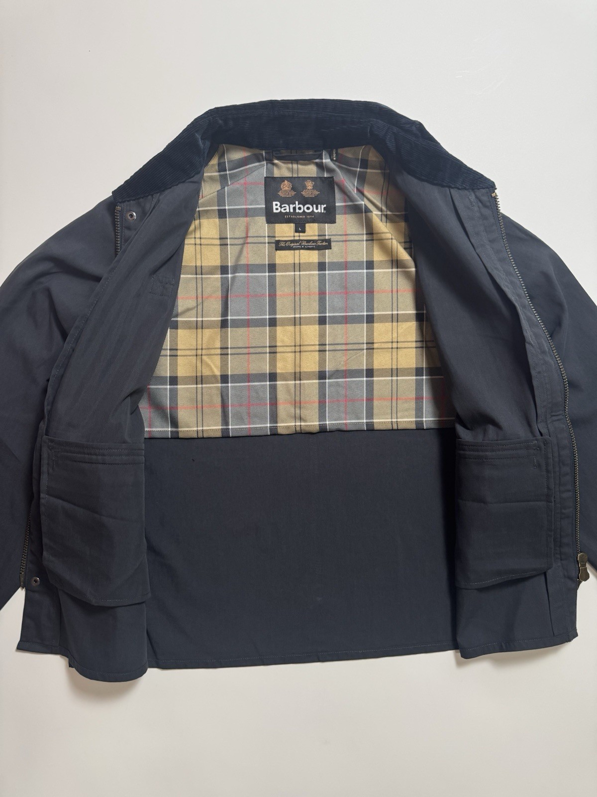 Barbour Spey Casual Summer Blouson Cropped Lightweight Size L