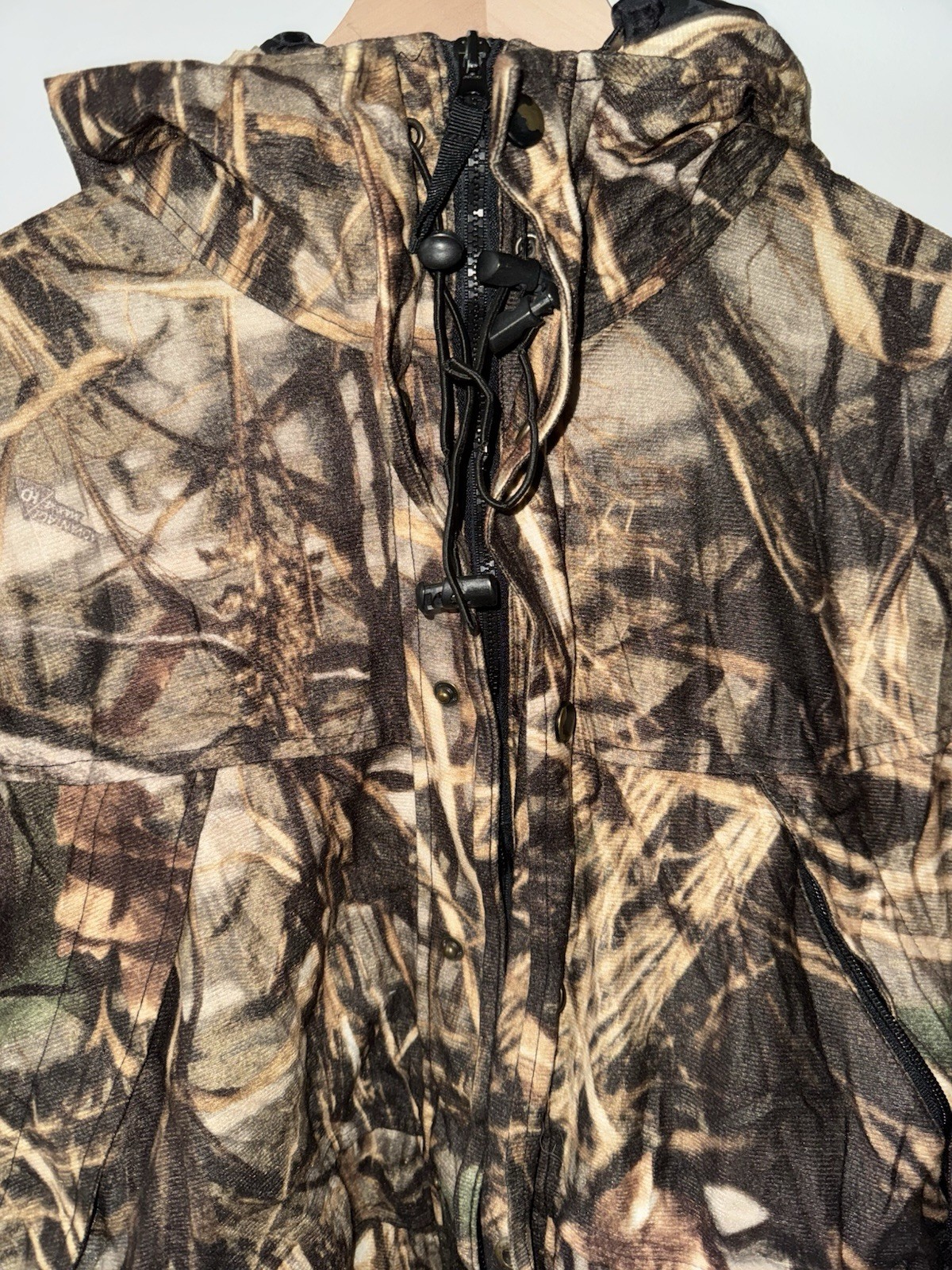 World Famous Sports (WFS) Element Gear Zip Up Jacket Men’s Size Large Camouflage