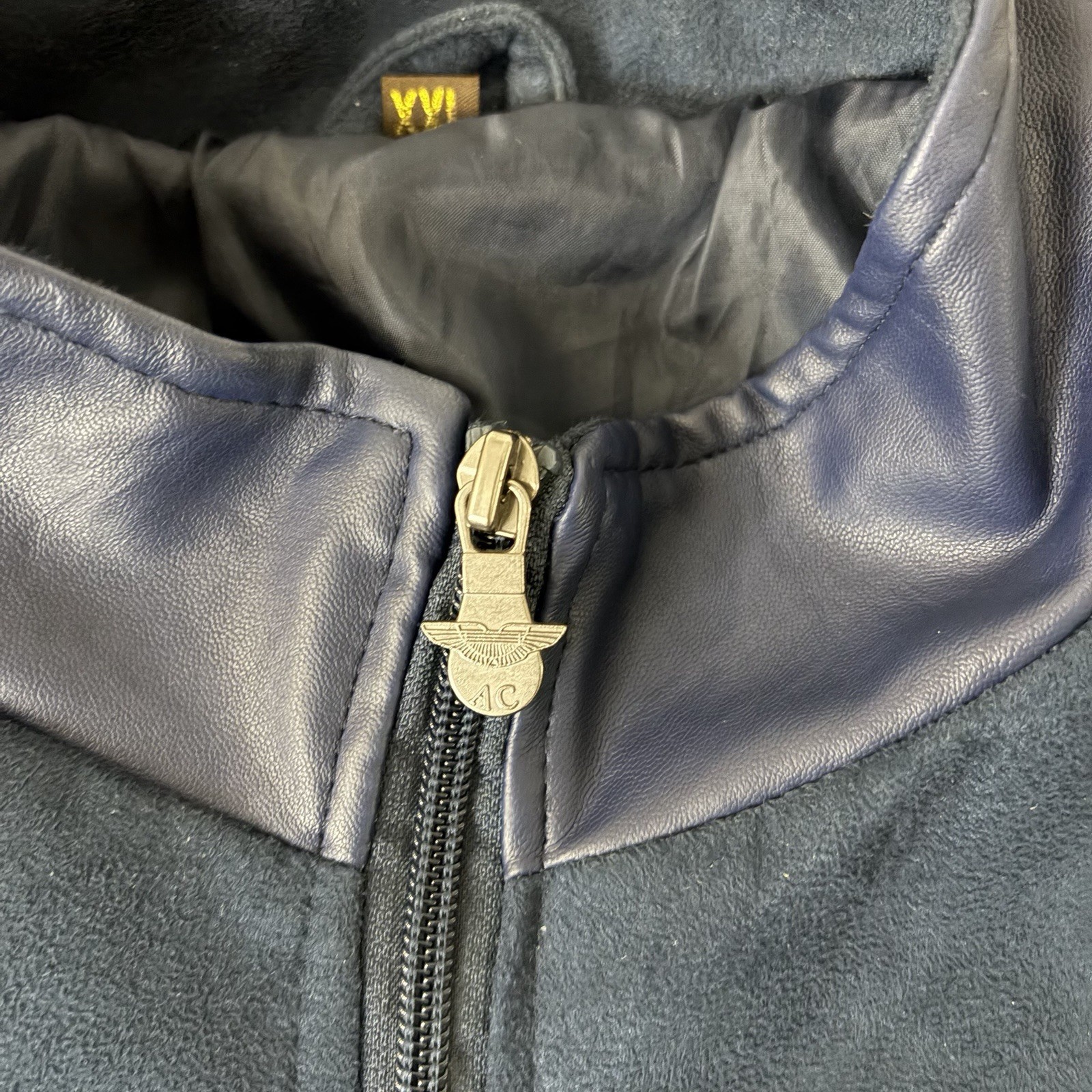 A.C. Luxury Collection Men’s Navy Jacket Made in Italy – Slim Fit Size M