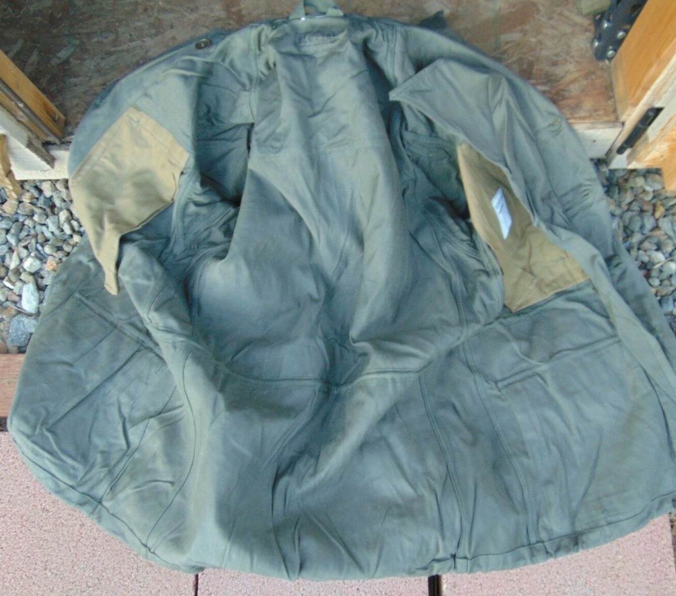 French Army M64 O.D. Field Jacket, Size M, New old stock cd., free shipping
