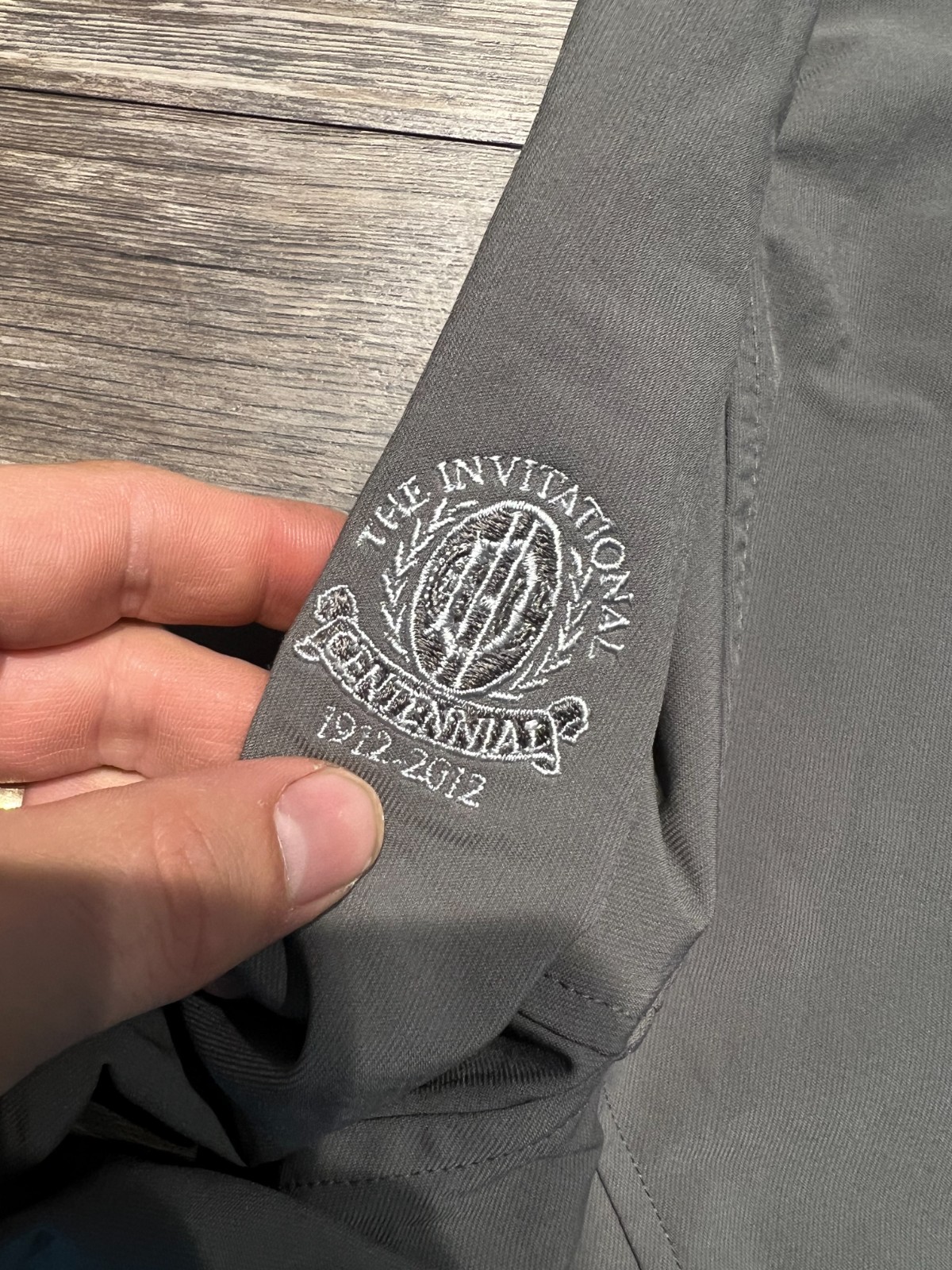 Peter Millar Element Wind Jacket Men’s Large Gray Polyester Spandex Full Zip