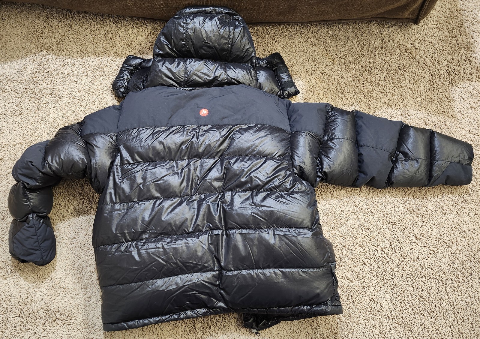Marmot Plasma Puffer Jacket Parka – Black – Men’s Large