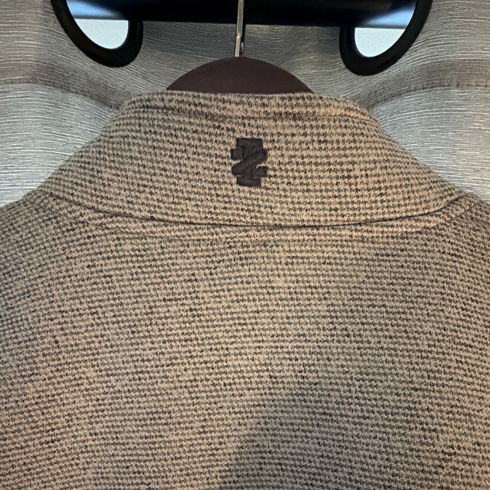 IZOD Men’s Full Zip Stand-Up Collar Vest Brown 3XLT Big & Tall