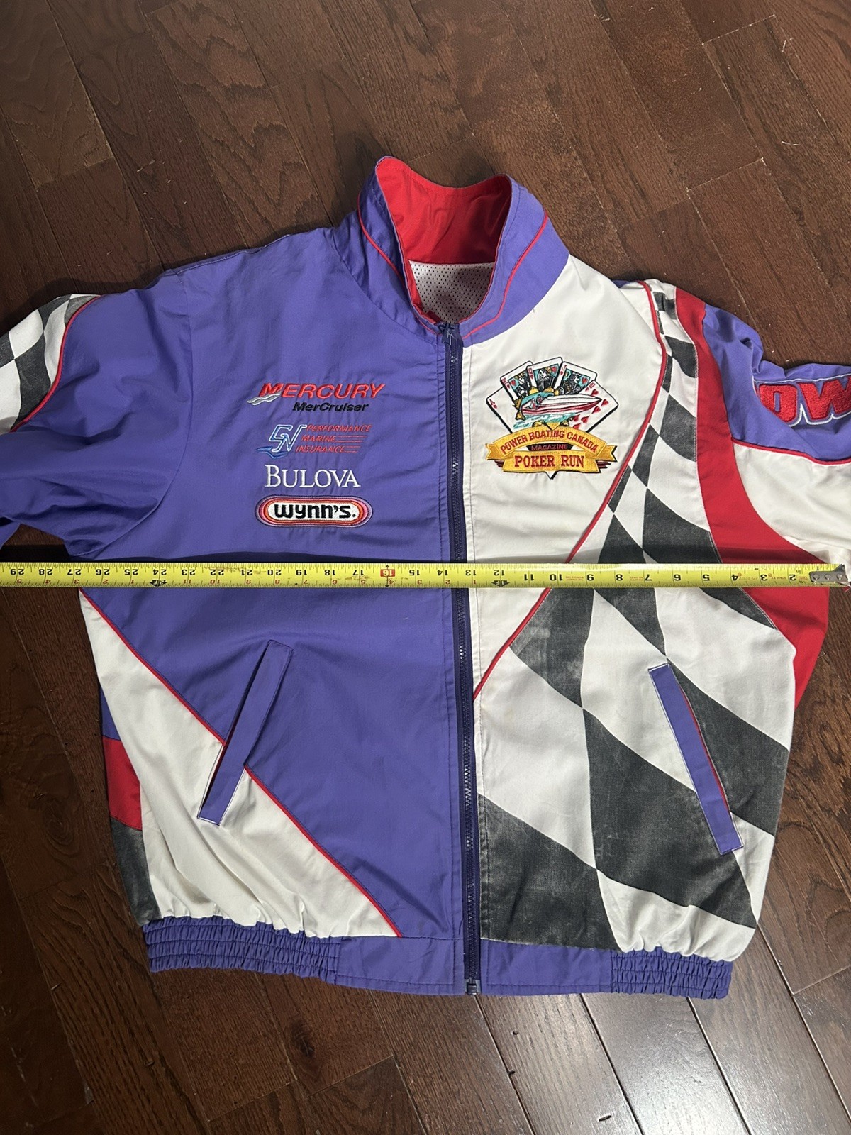 Vintage Poker Run Offshore Racing Jacket XL Mercury MerCruiser Bulova Canada