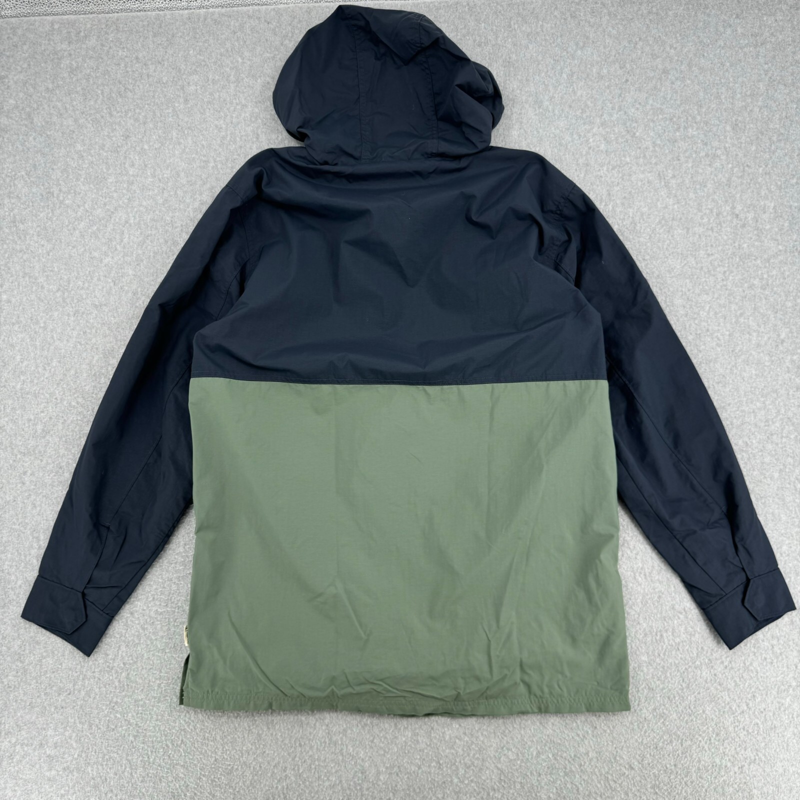 Pendleton Jacket Men’s Medium Navy Green Full Zip Button Drawstring Windbreaker