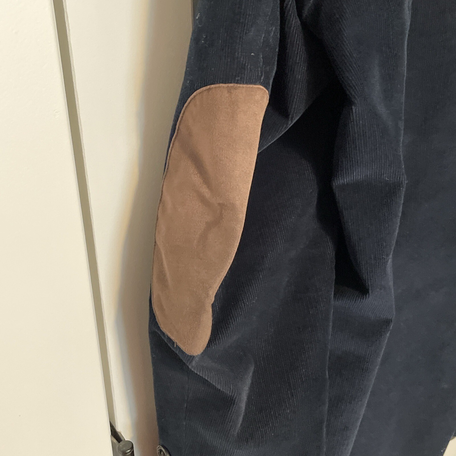 LAUREN Ralph Lauren sportcoat, navy finewhale cord, cotton/spandex, 48R