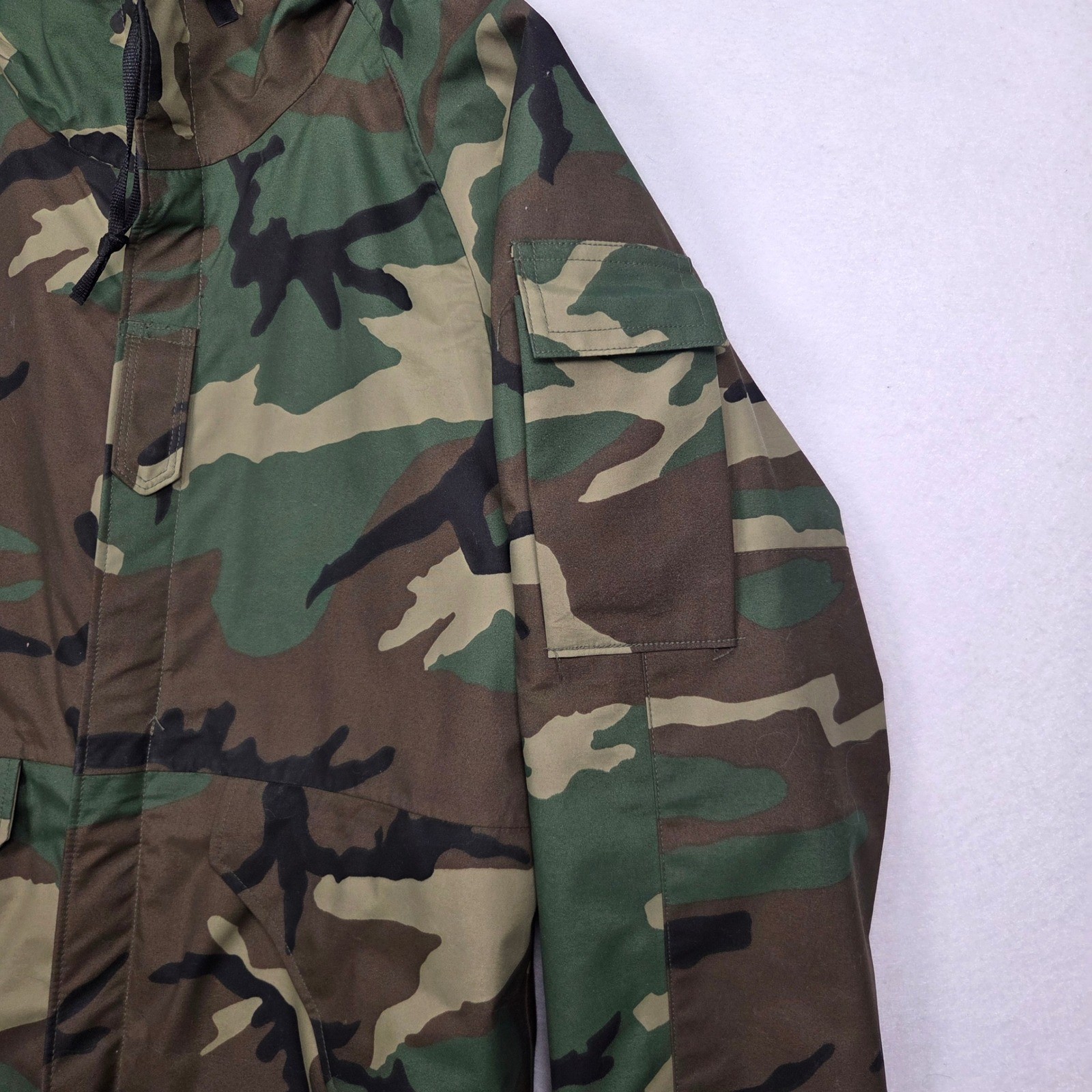 Tennessee Apparel Parka Cold Weather Camouflage Mens Small Short Green Woodland