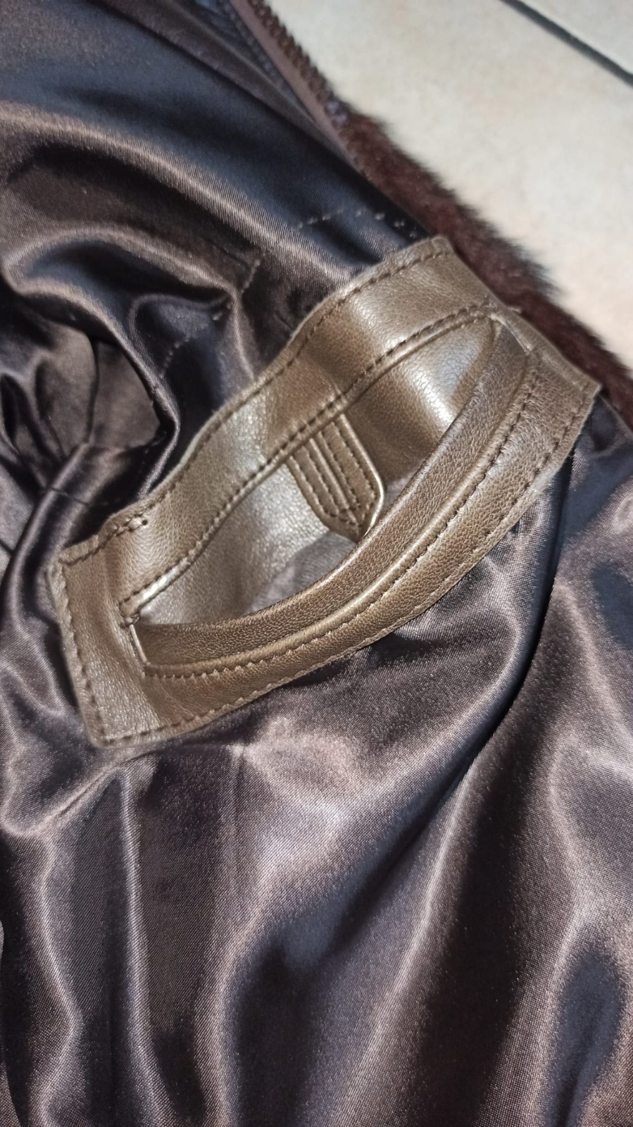 Vintage Unisex Genuine Fur Bomber Jacket