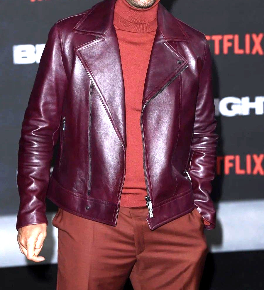 Latest Maroon Motorcycle Leather Jacket Sheep Skin Jacket for Men’s Ziper Closer