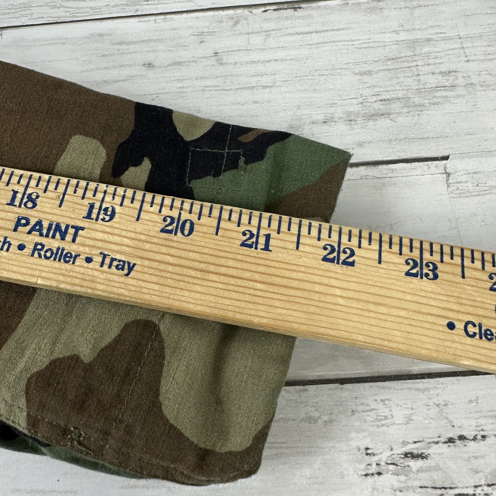 US Military Cold Weather Field Coat Jacket Men Small Short Green Camo Hooded