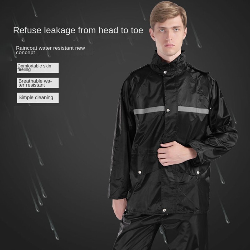 Rain Suit for Men Women Jackets Pant Gear Waterproof Motorcycle Hivis Raincoat