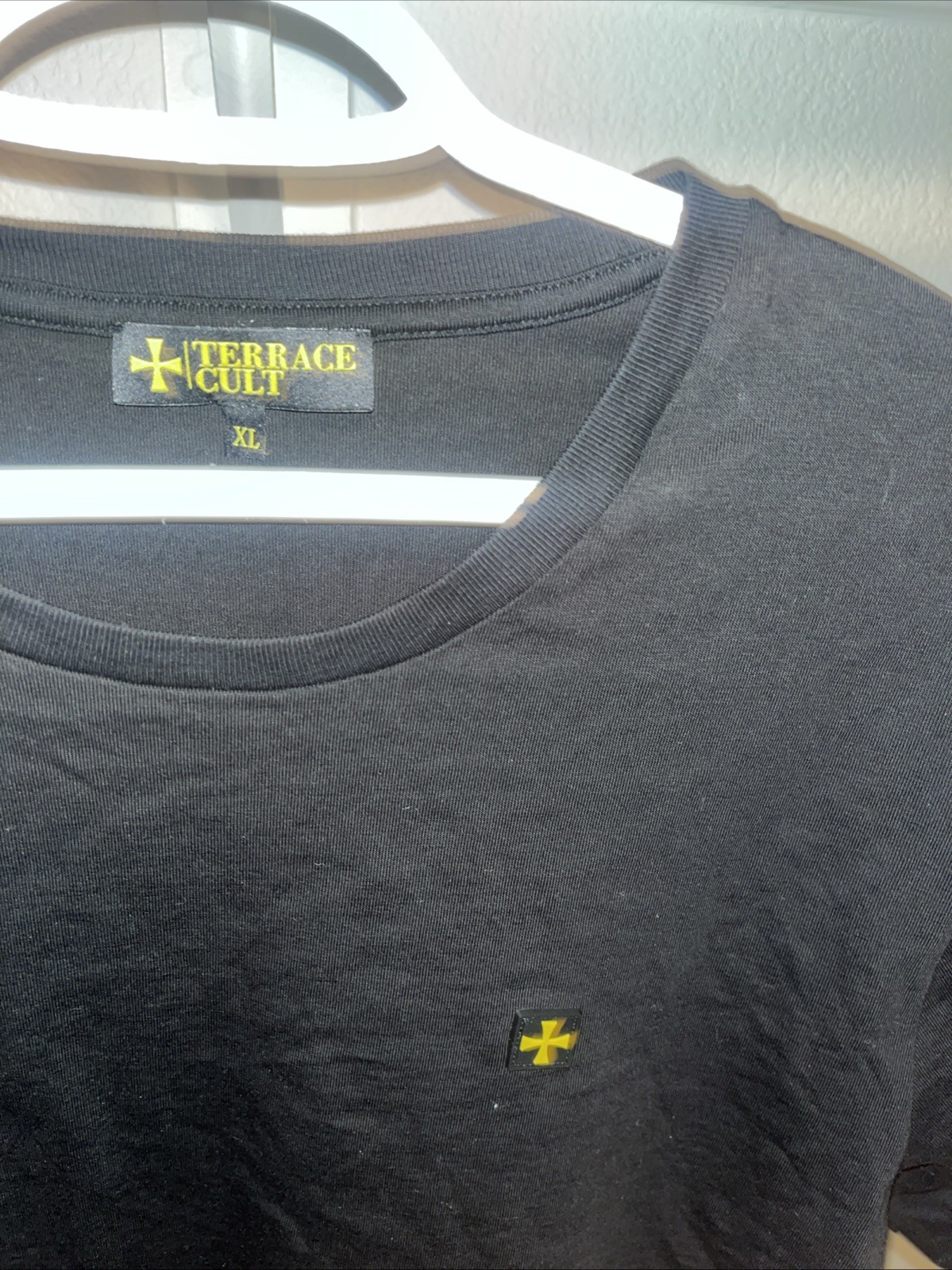 Terrace Cult Men’s Short Sleeve T Shirt Black Size XL