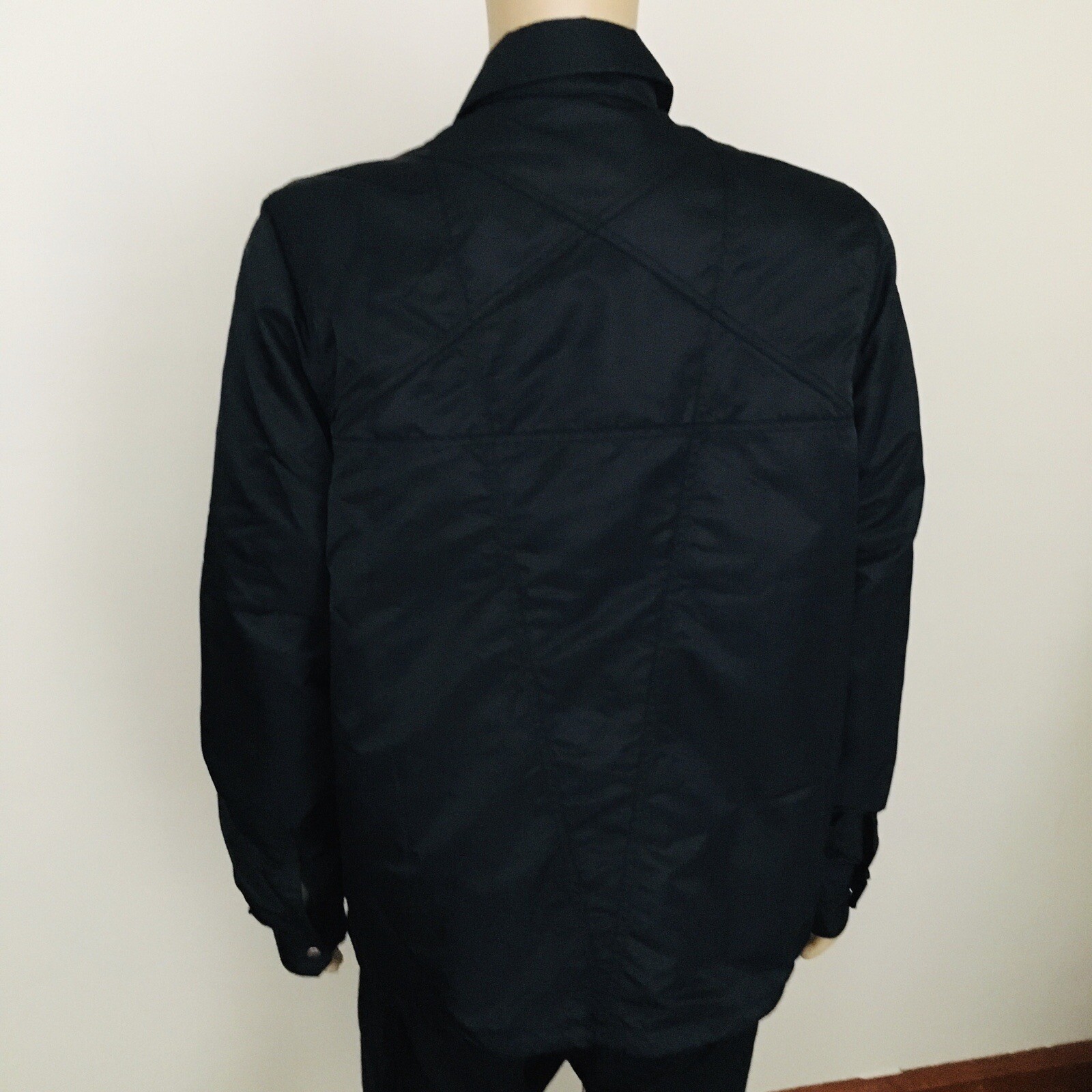 Rick Owens DRKSHOW BRET 1 – Zipfront Men’s Jacket – Black Size XL – DU01D1783 –