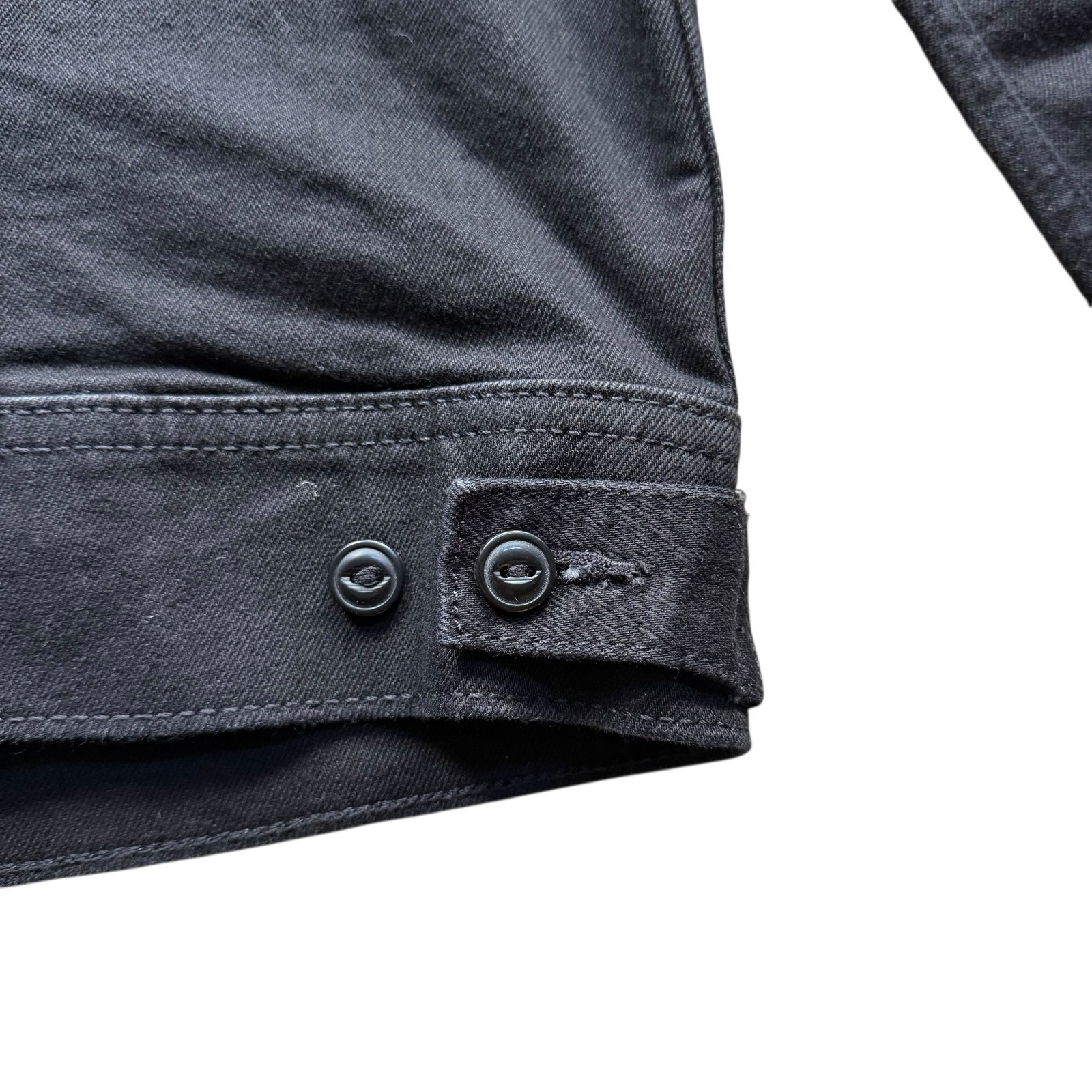 LEE Men’s Black Wash Regular Fit Extreme Motion Rider Trucker Denim Jean Jacket