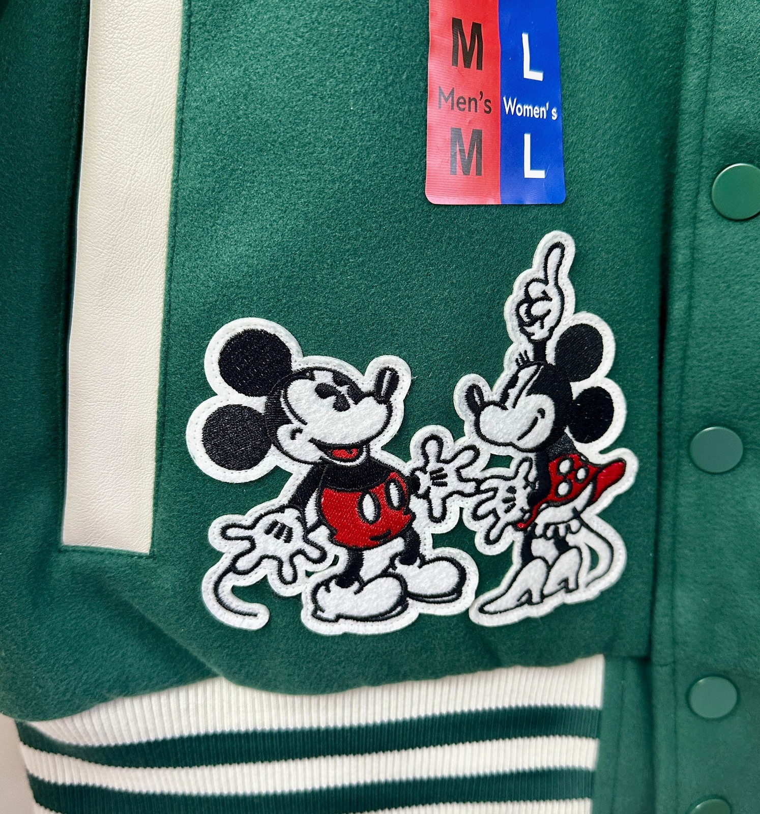 Disney Adult Unisex Varsity Jacket, Men’s M/ Ladies L