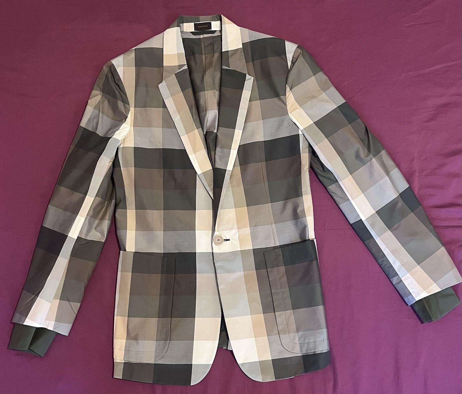 Ermenegildo Zegna Couture Silk And Cotton Jacket