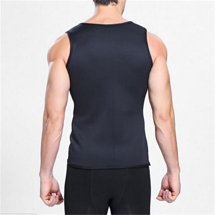 Mens Weight Loss Waist Trainer Vest Sauna Sweat Body Shaper Tank Slimmer Trimmer