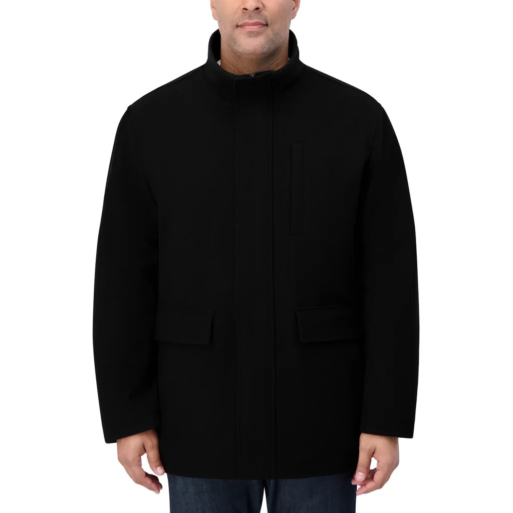 Nautica Men’s Wool Blend Coat New with Tags Black