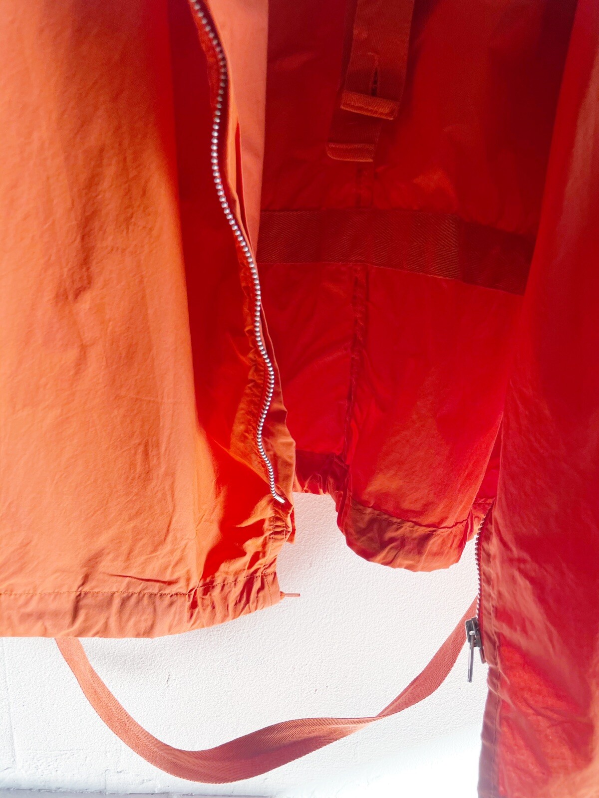 SS ‘2000 -Helmut Lang- Original Runway Safety Orange Bondage Jacket