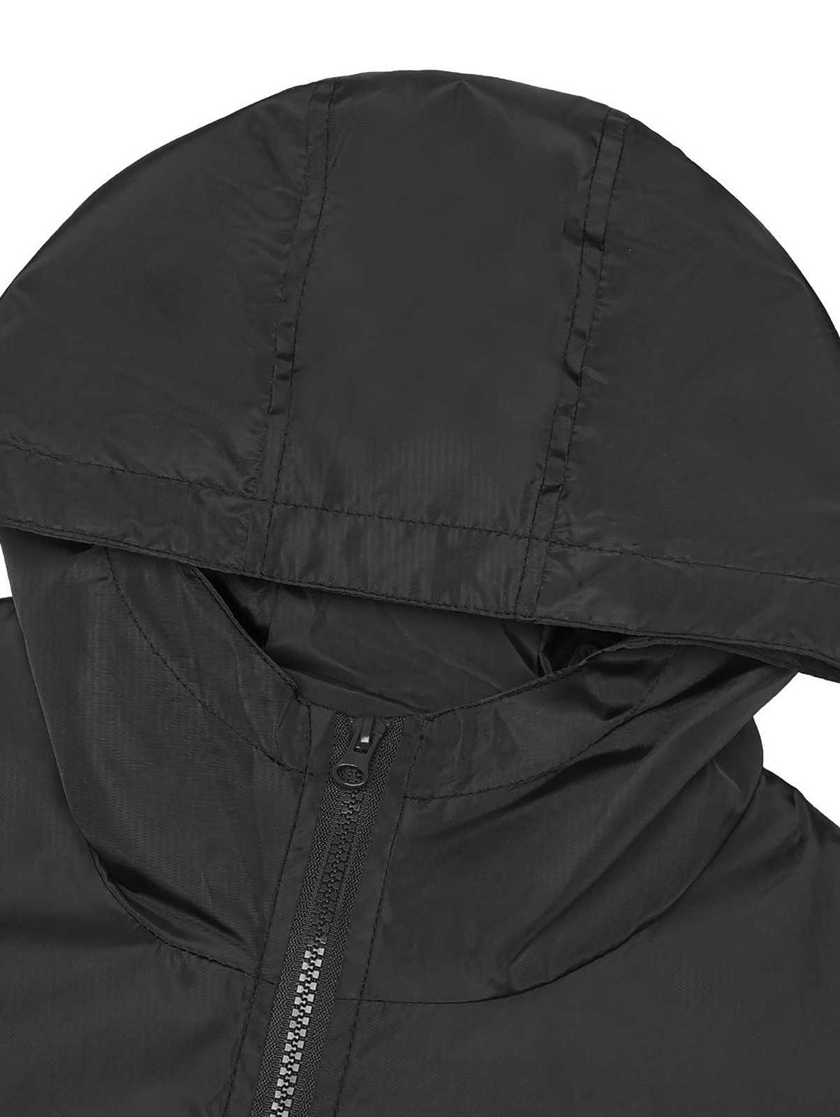 Niepce Streetwear Japanese Monk Kanji Windbreaker Jacket for Men