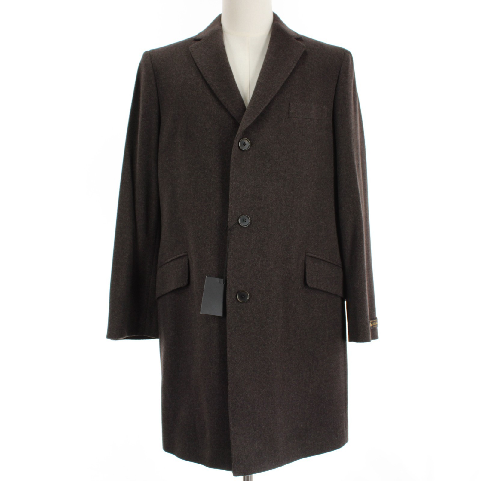 Cardinal of Canada NWT Top Coat Size 40R US in Brown Melange 100% Wool