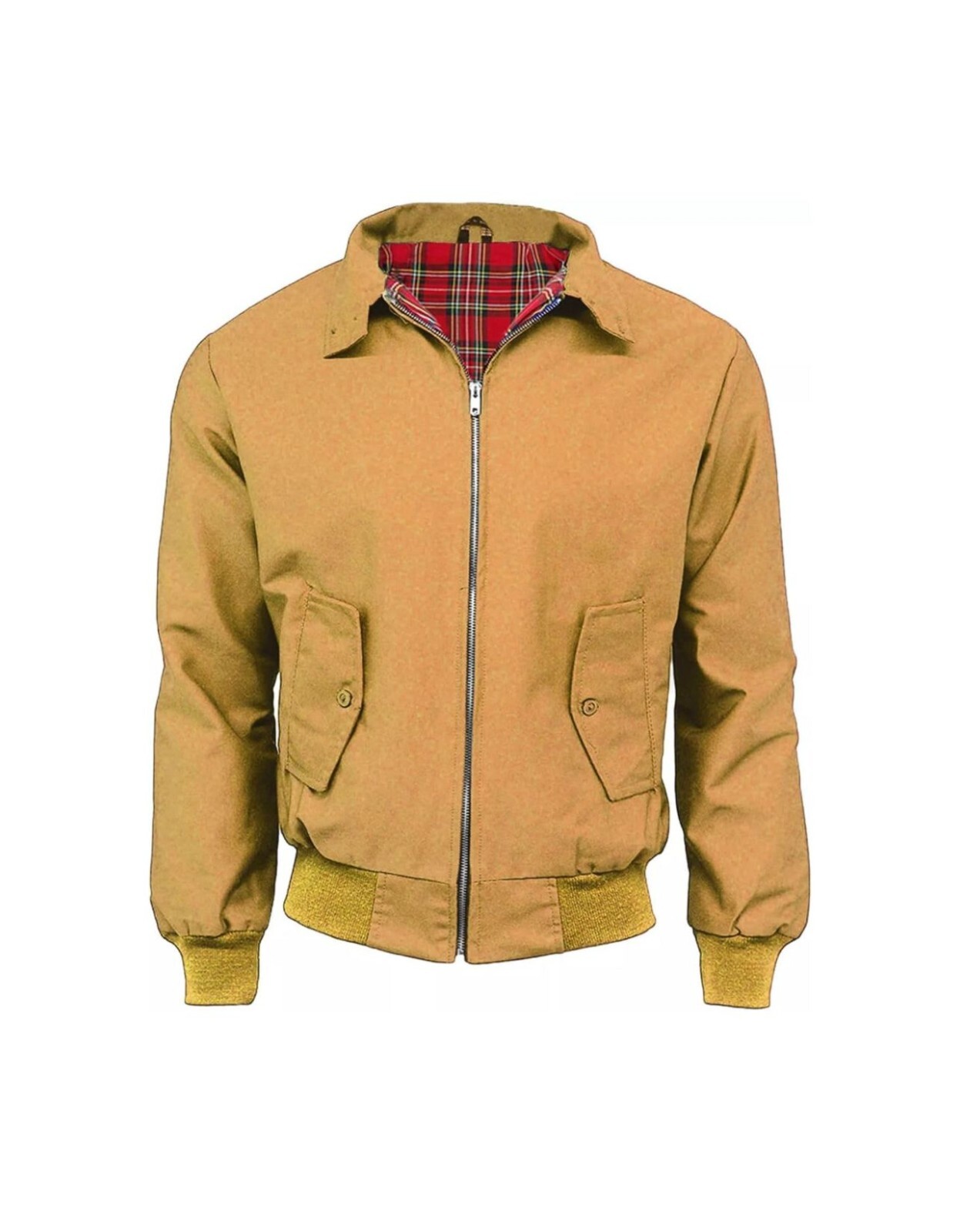 Mens Harrington Jacket Classic Retro Scooter 1970’s Vintage Bomber MOD Coat Top