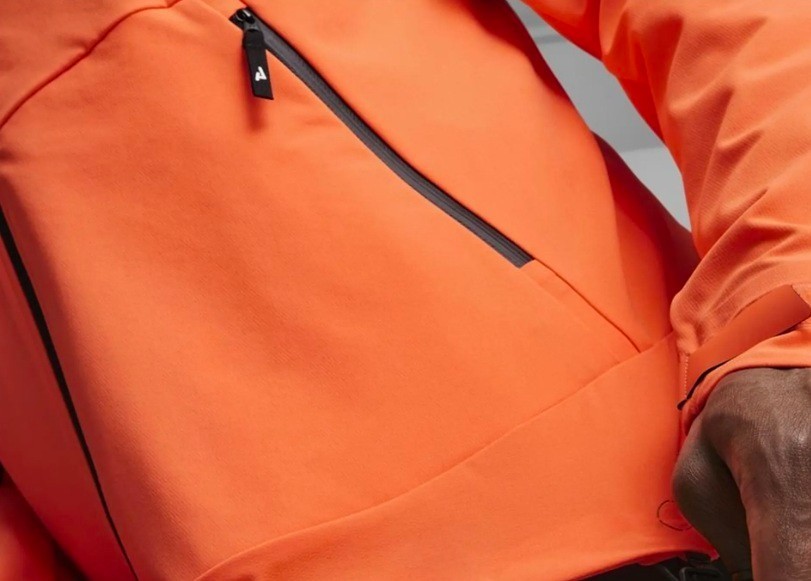 PUMA Seasons Softshell Running Jacket $160 Hot Heat Orange 524108 Men’s LARGE L