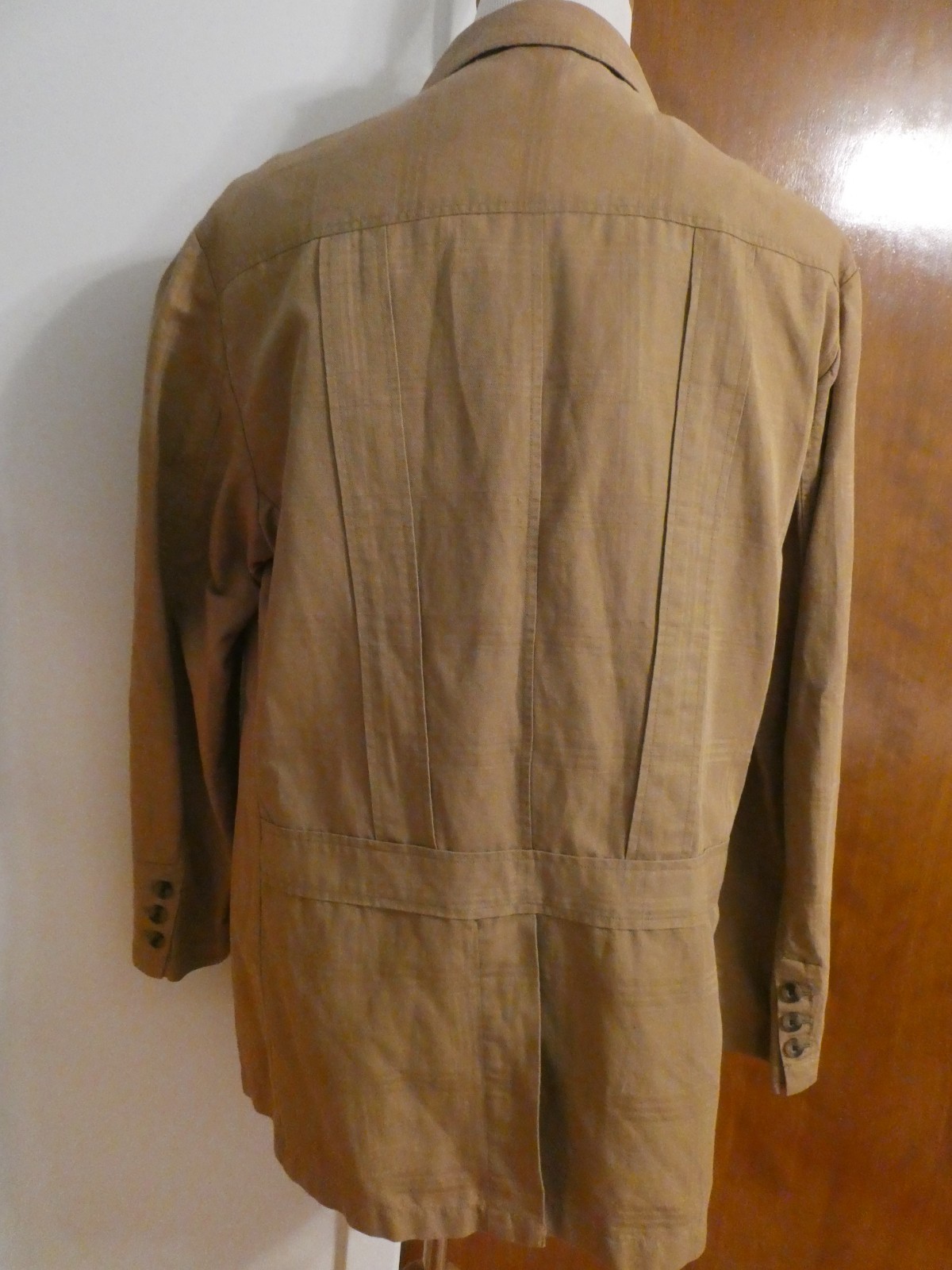 Robert Graham Blazer Men’s Soft 100% Cotton Brown Sport 1 Piece Coat Casual XL