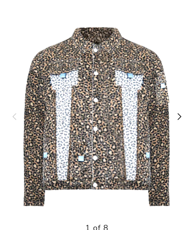 Animal print Jacket Hideout Clothing Co. Size L Men’s «Frosty Tropics» NWT