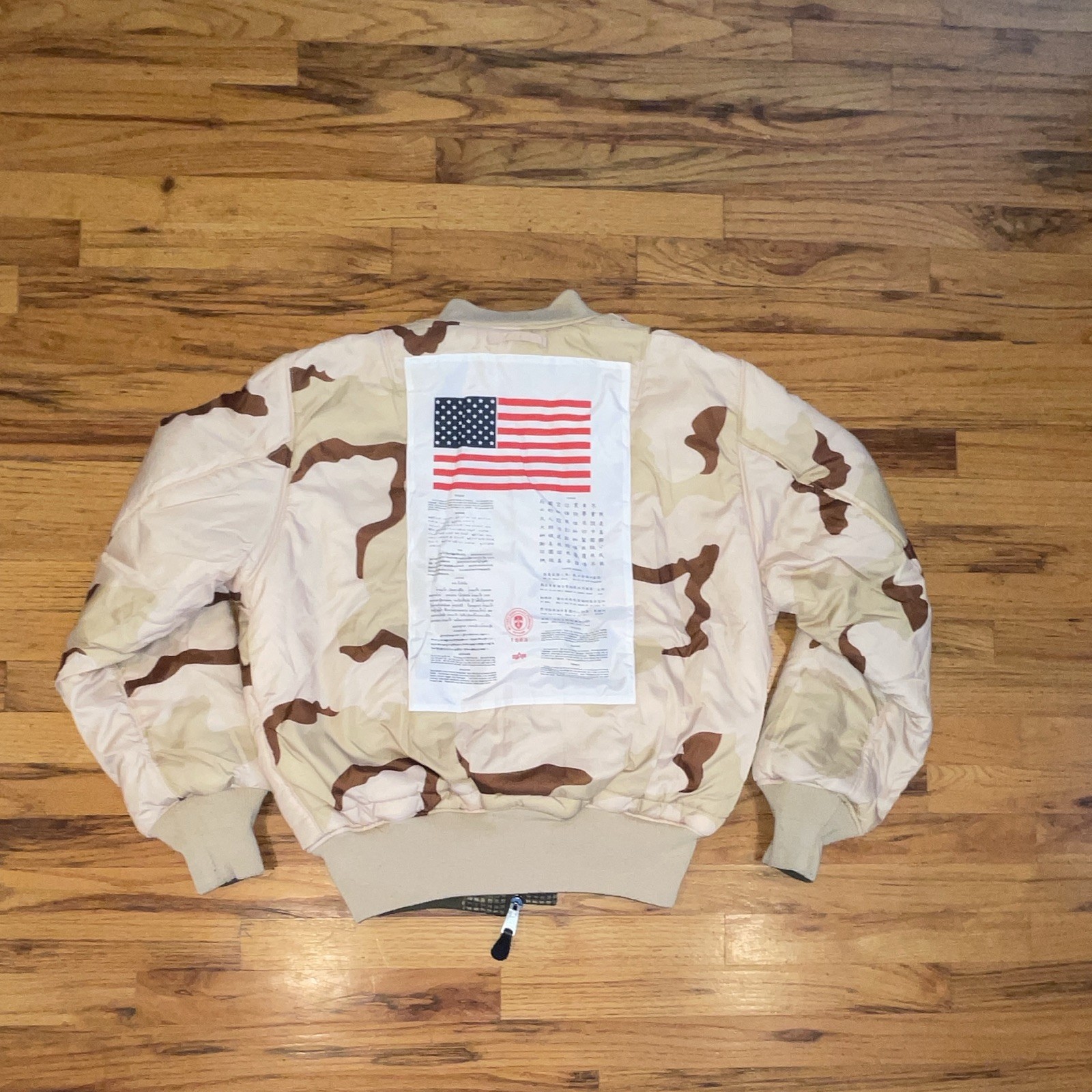 Qilo x Alpha Industries Reversible MA-1 Bomber Jacket Size L