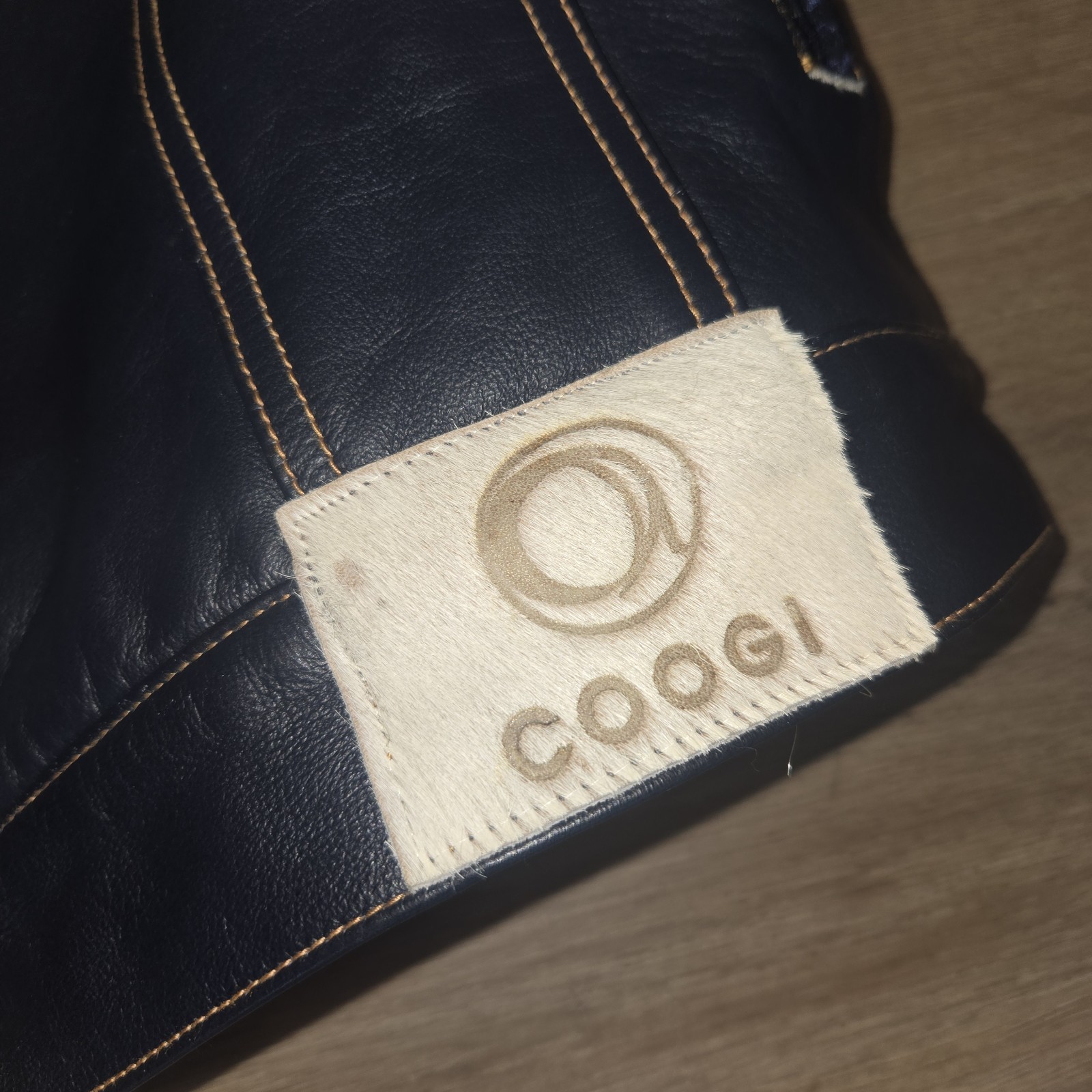 RARE Vintage COOGI Authentic Leather & Denim 2-Piece «THE HOLY GRAIL» Worn 1x