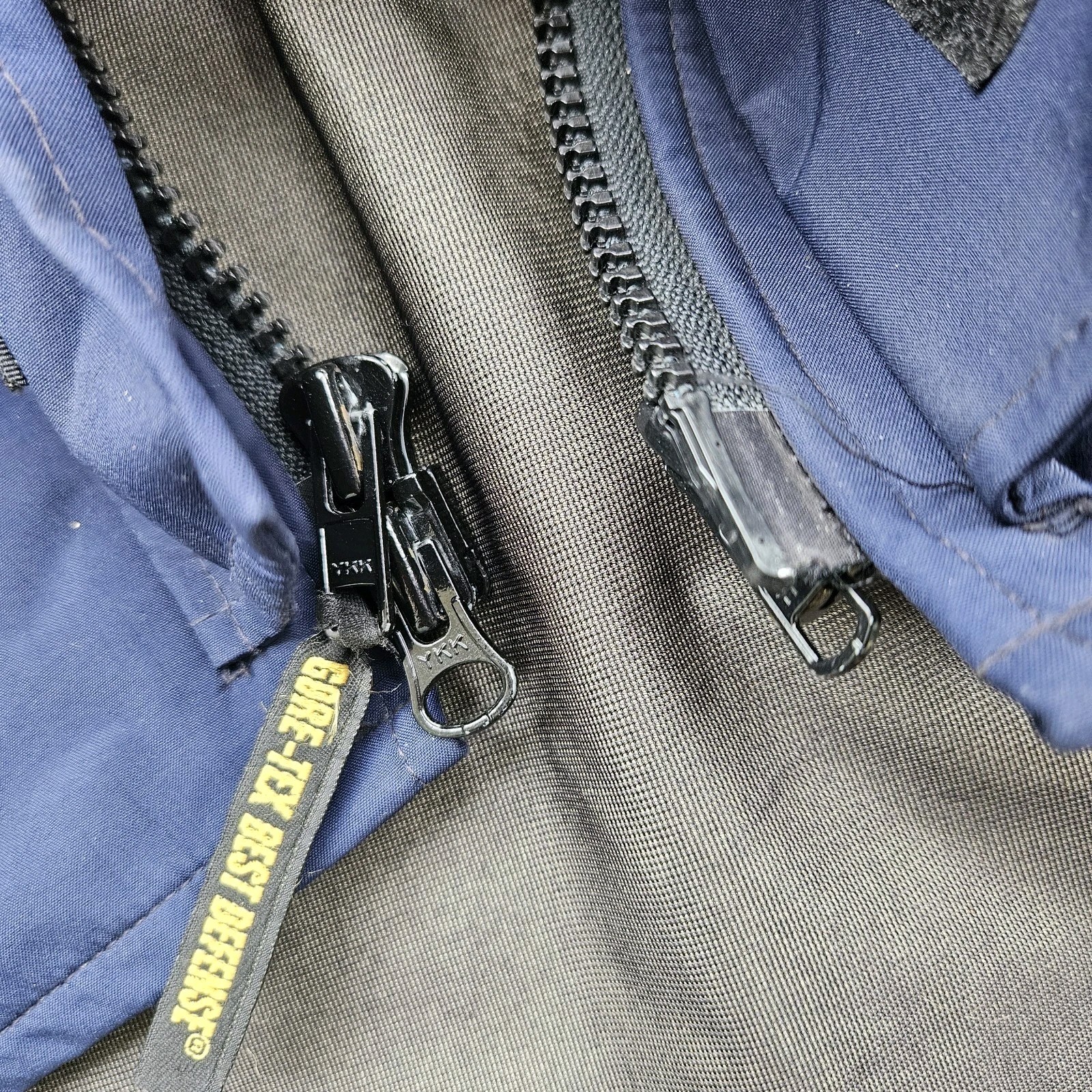 Propper Best Defense Foul Weather Parka Jacket Mens Large Gore Tex USA Navy
