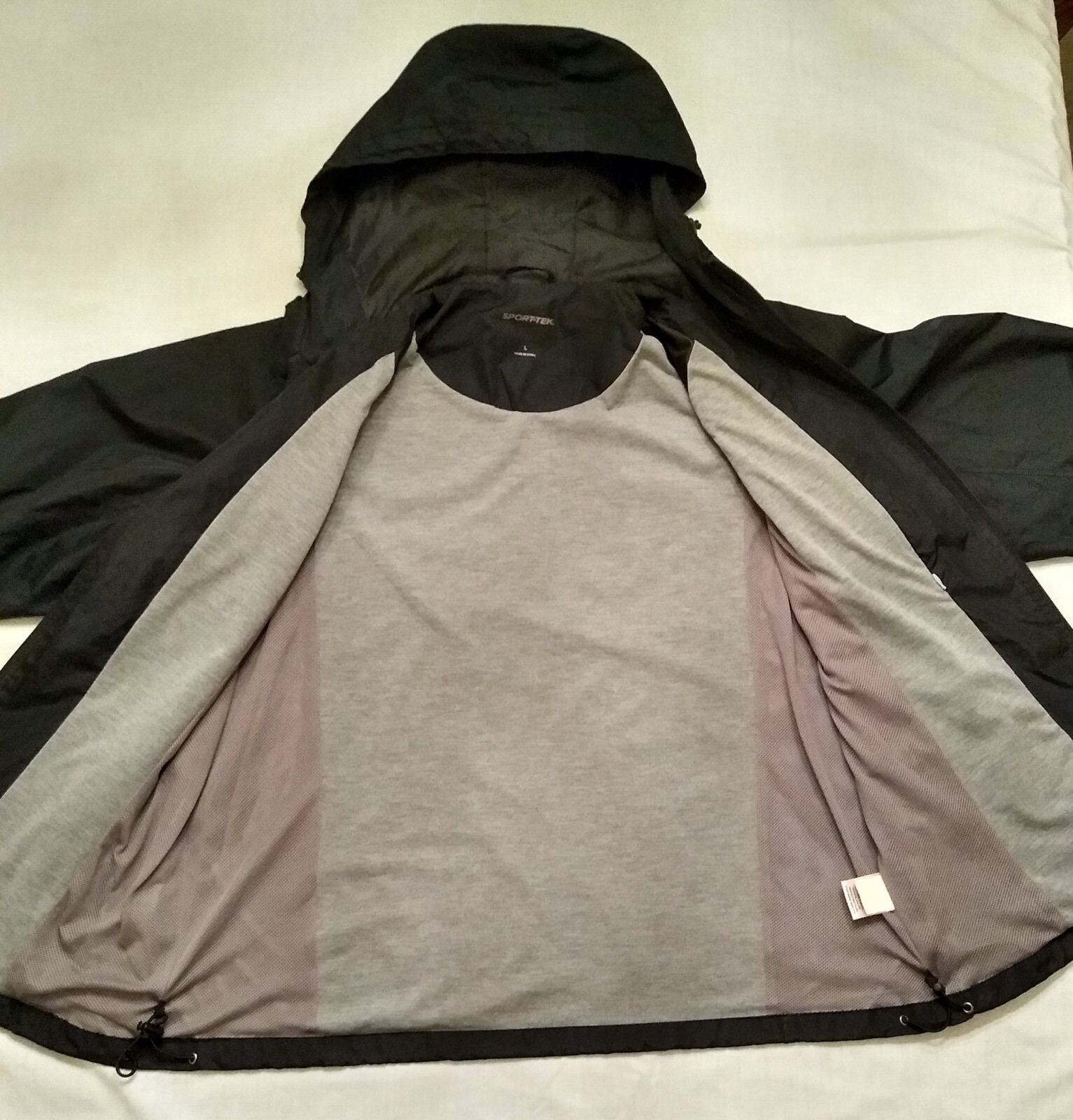 United States Veteran POW * MIA Sport-Tek Jacket Black Size L Large Windbreaker