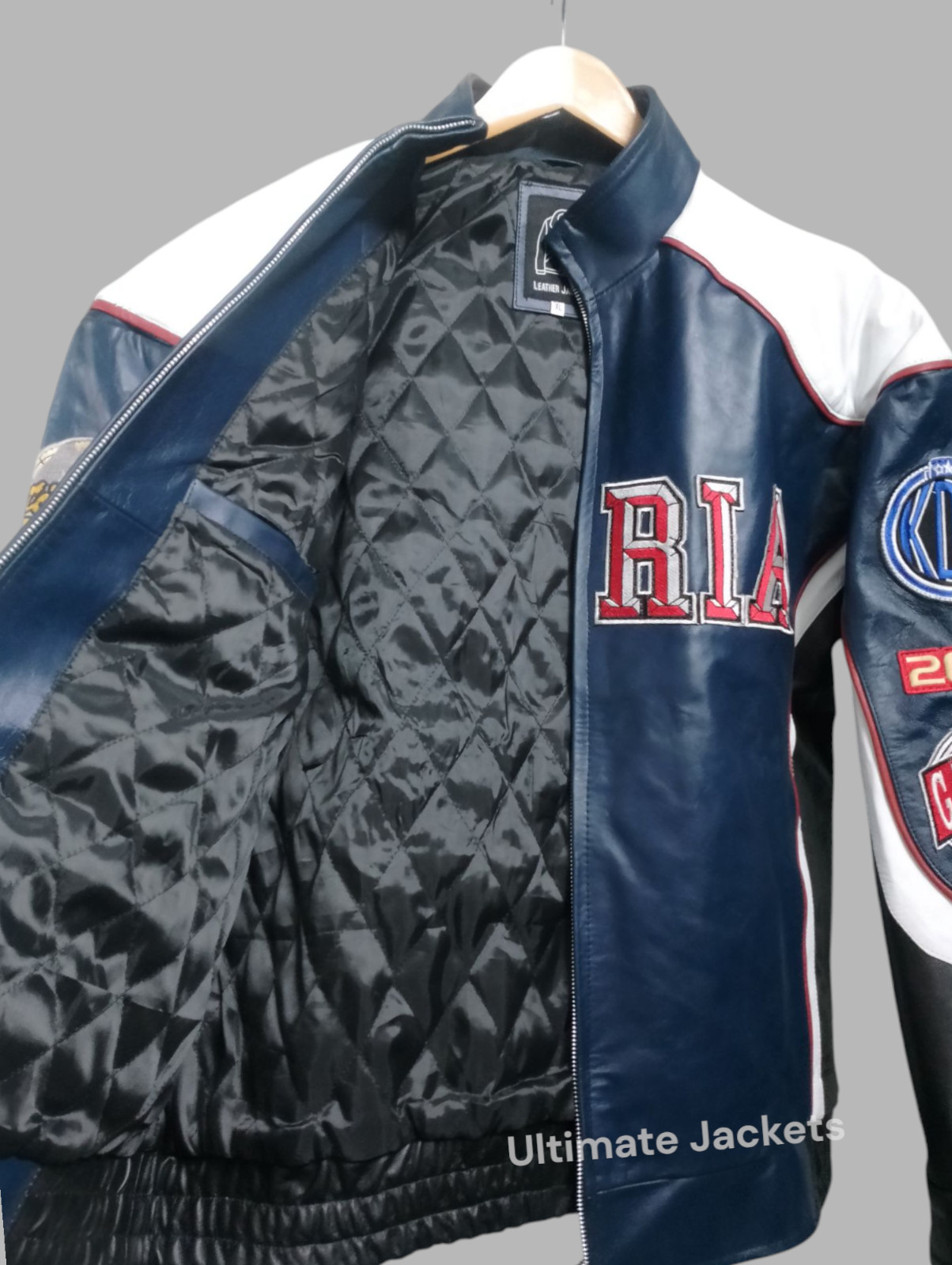 Kendrick Lamar Super Bowl Compton Pg Cowhide Leather oversize bomber Jacket