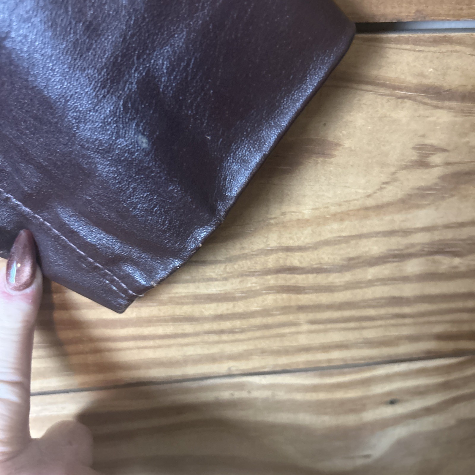 McGregor sportswear leather jacket with zip out liner men’s brown four button 40