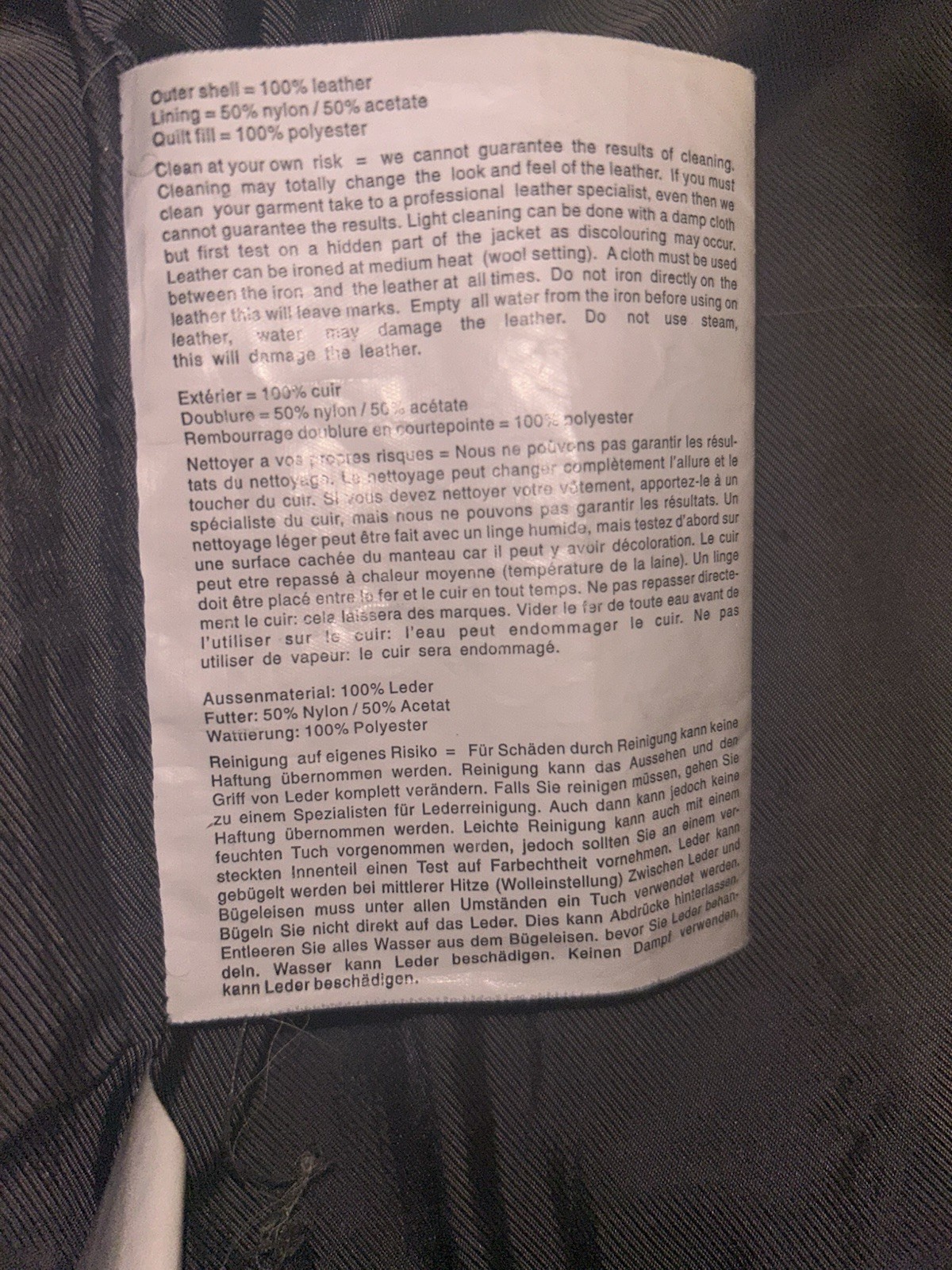 PELLE PELLE GREATEST OF ALL TIMES MARC BUCHANAN LIMITED, EDITION 1978 JACKET
