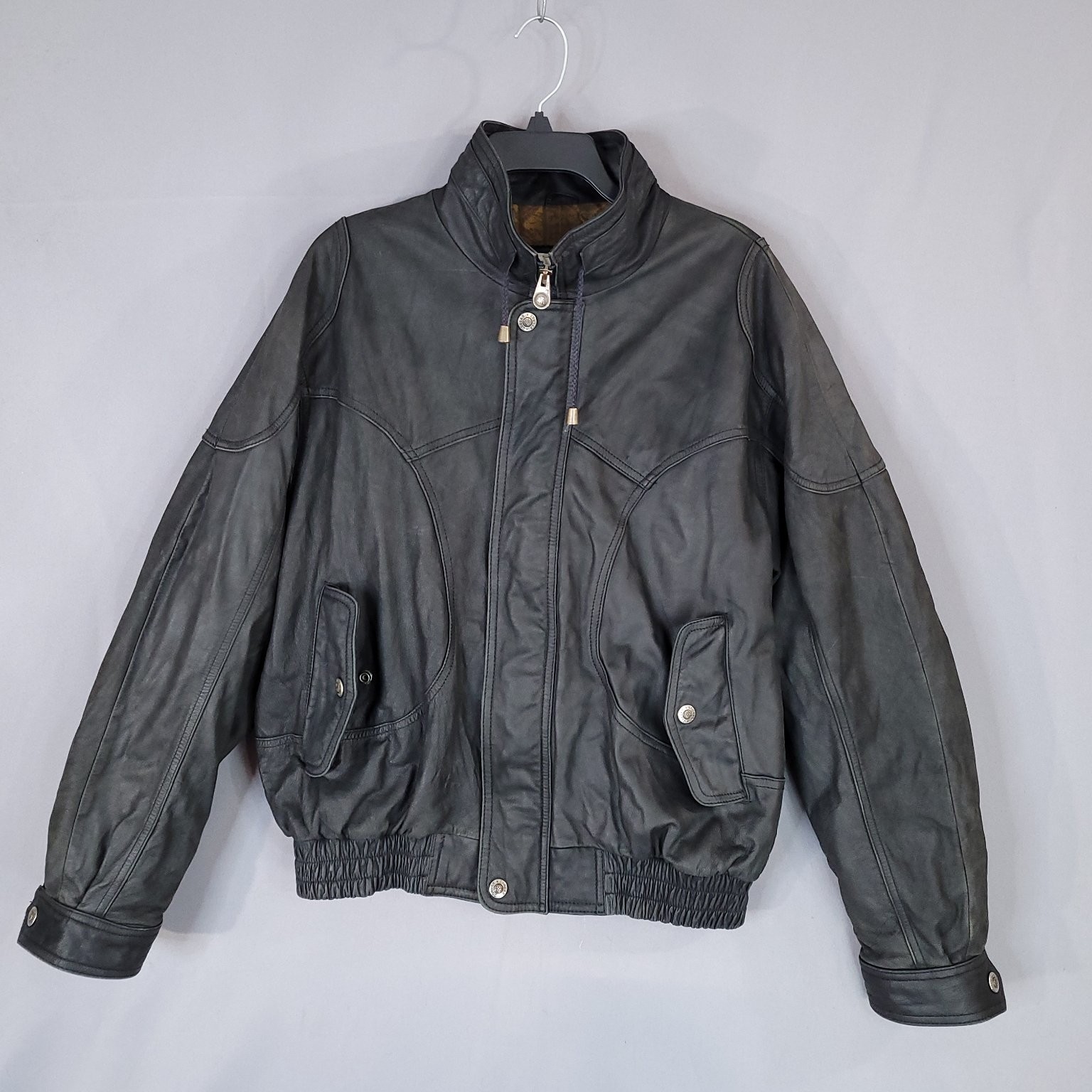 Cougar Leather Jacket Men’s Black Large Professional Clean Only